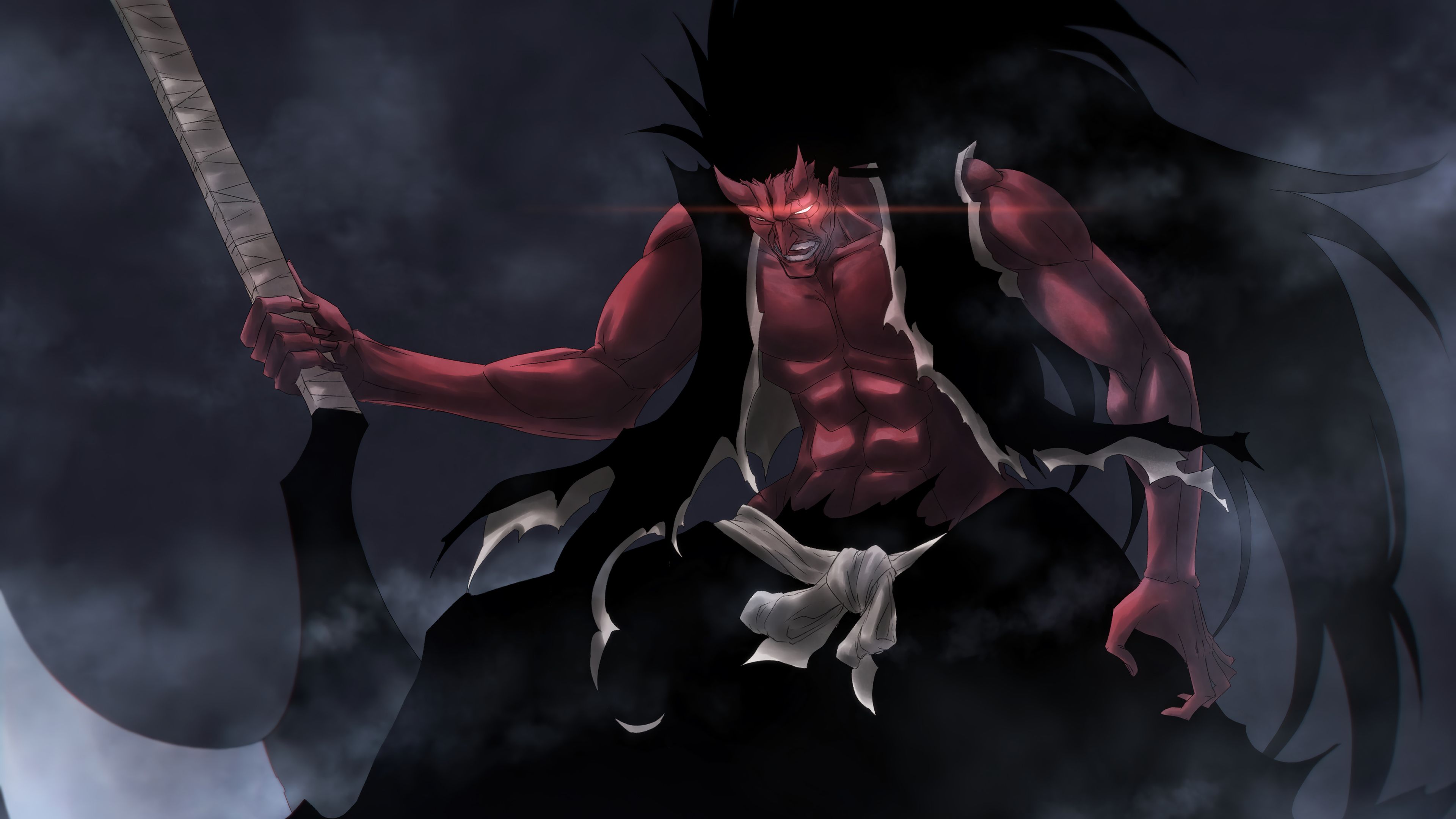 3840x2160 Kenpachi Zaraki Bankai Bleach TYBW Wallpaper 4K HD PC i
