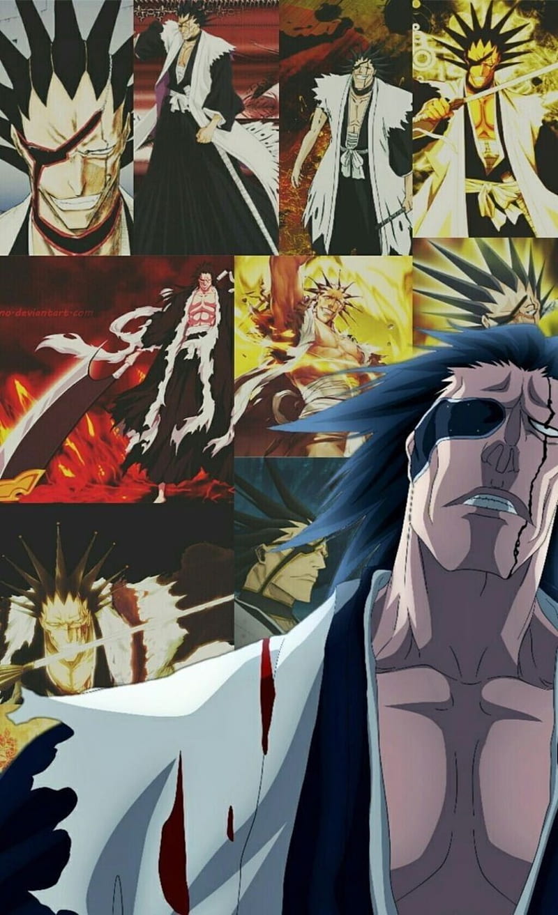 800x1313 Zaraki Kenpachi, Anime, Bankai, Bleach, Captain, Manga, Shinigami, Sword, Zanpaku To, HD Phone Wallpaper