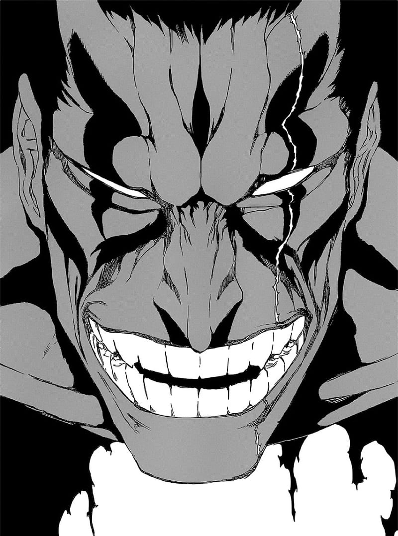 800x1078 Anime, bankai, Zaraki Kenpachi, Bleach, manga, monochrome, portrait display, HD phone wallpaper