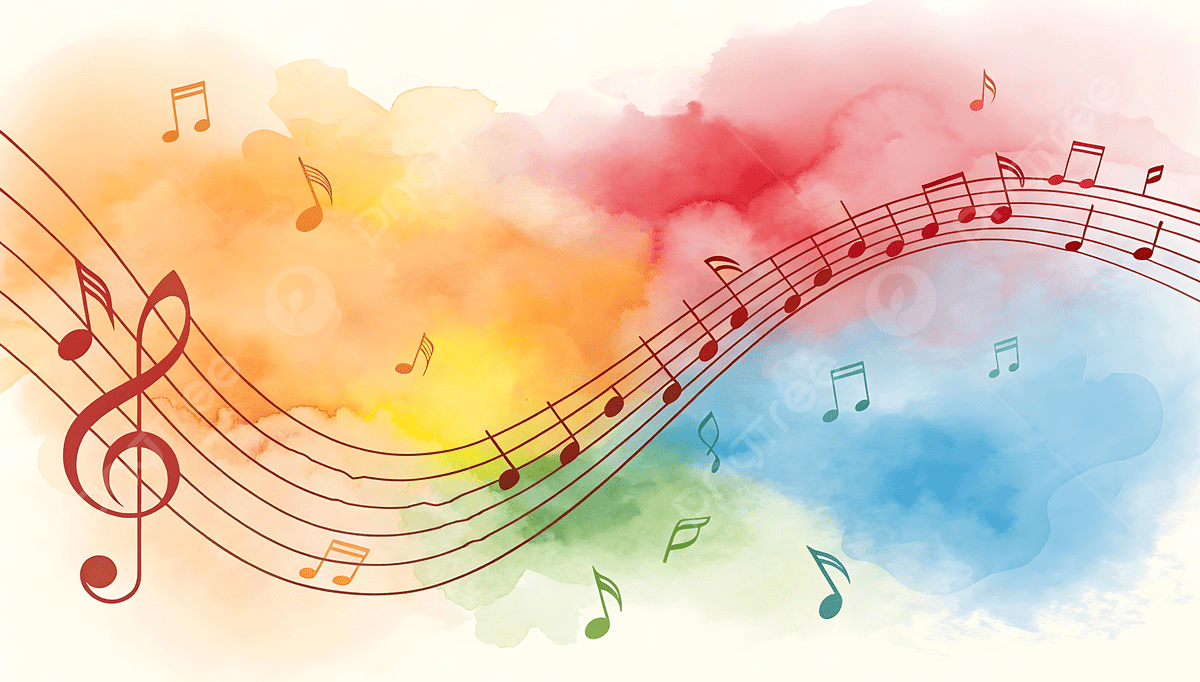 1200x682 Musical Illustration Featuring Colorful Swirling Waves Of Music Notes, Music Notes, Musical Notes, Symbol Background Image And Wallpaper for Free Download