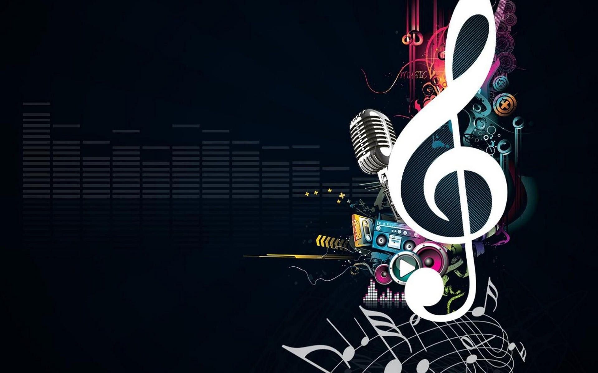 1920x1200 music, Musical Notes, Abstract Wallpaper HD / Desktop and Mobile Background