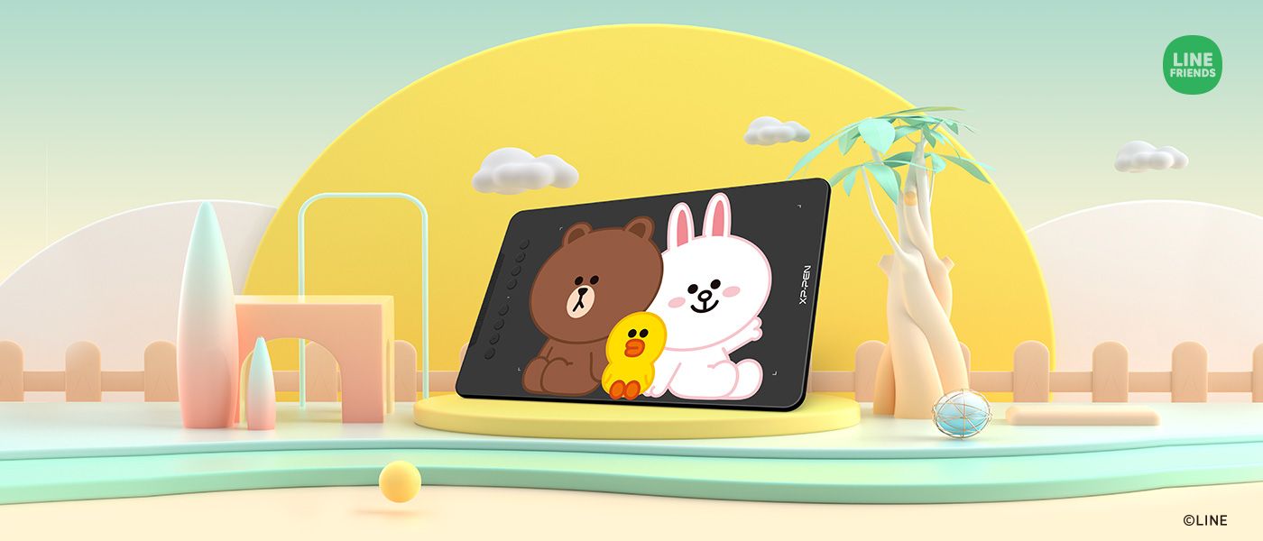 1400x600 LINE FRIENDS