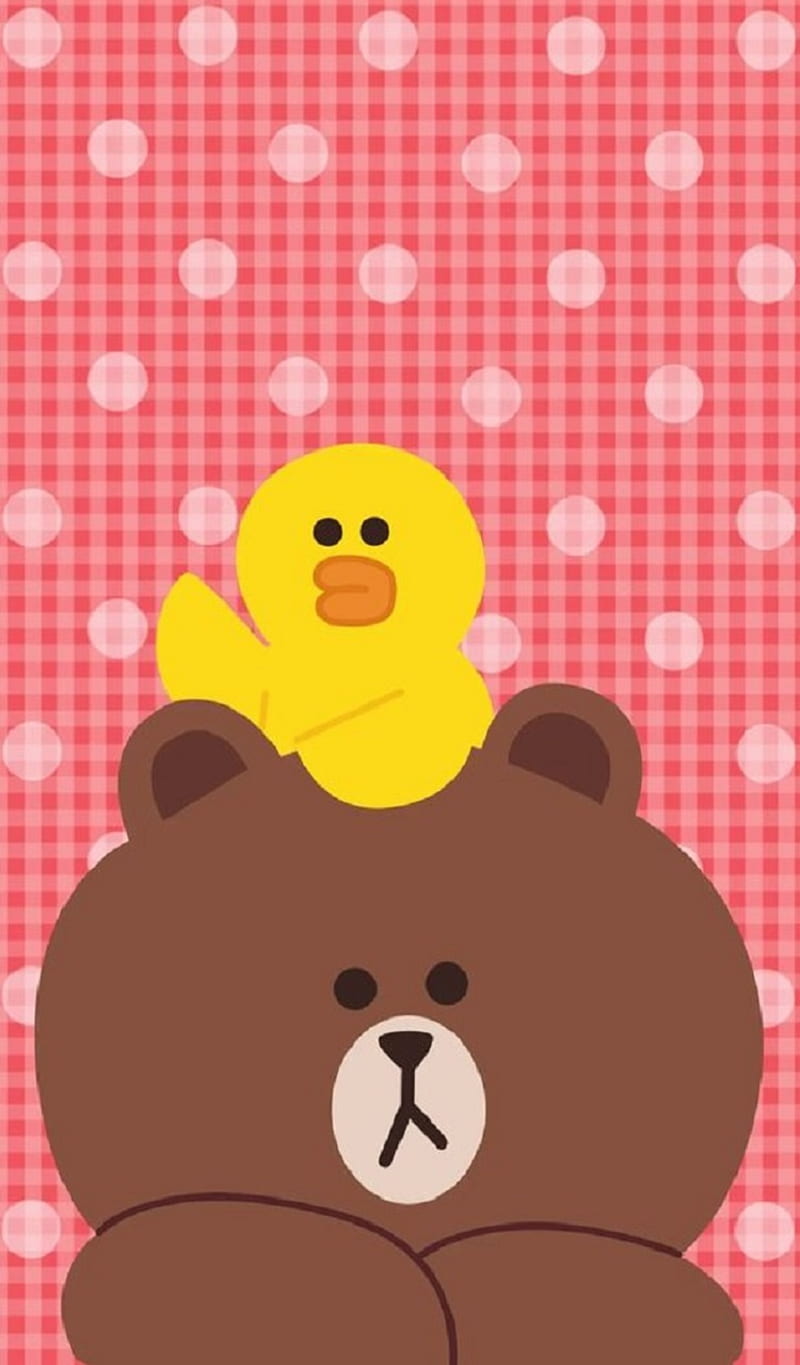 800x1365 Line Bear, animal, HD phone wallpaper