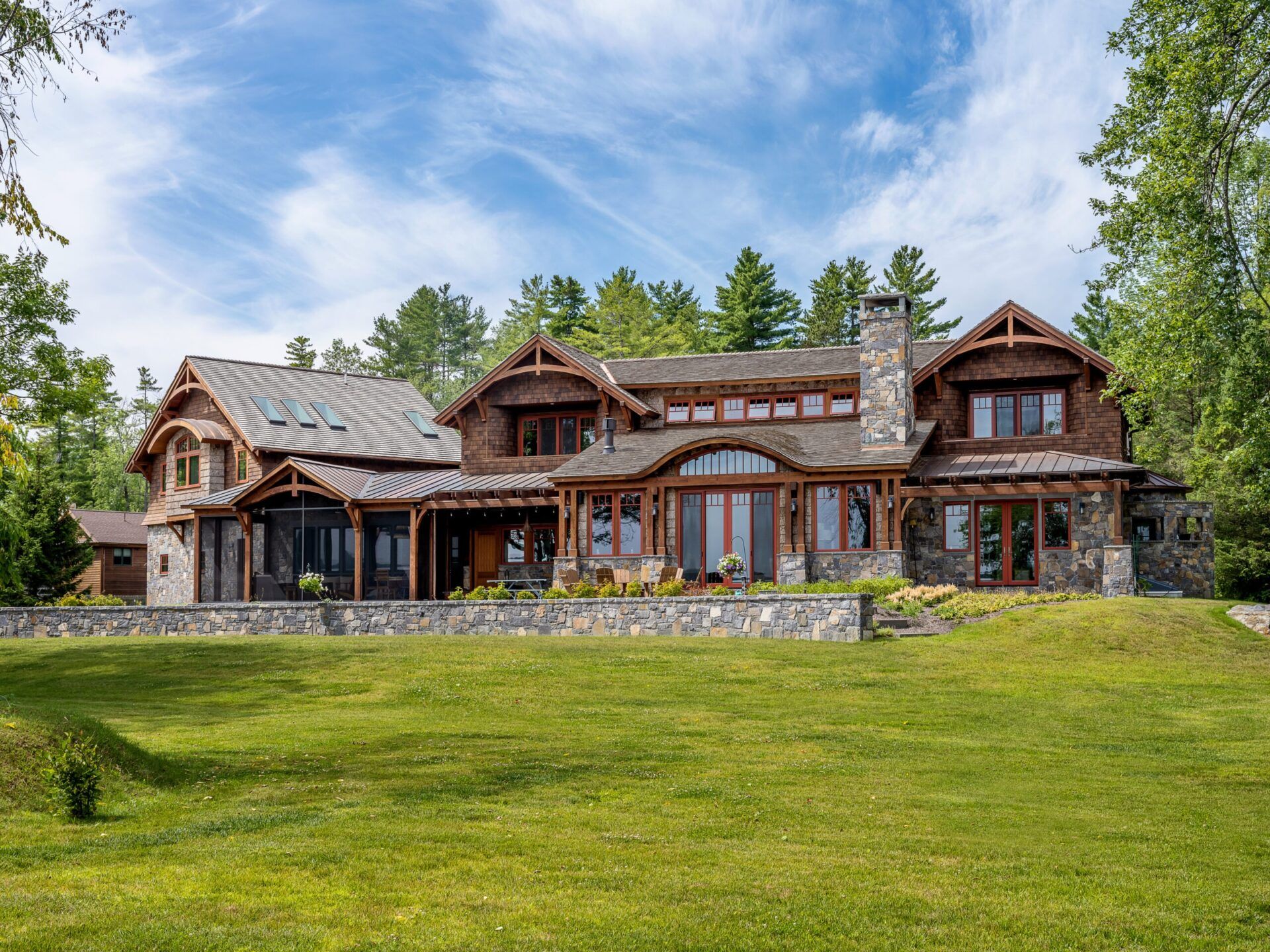 1920x1440 Lake George Residential Architecture. Rustic Modern Home