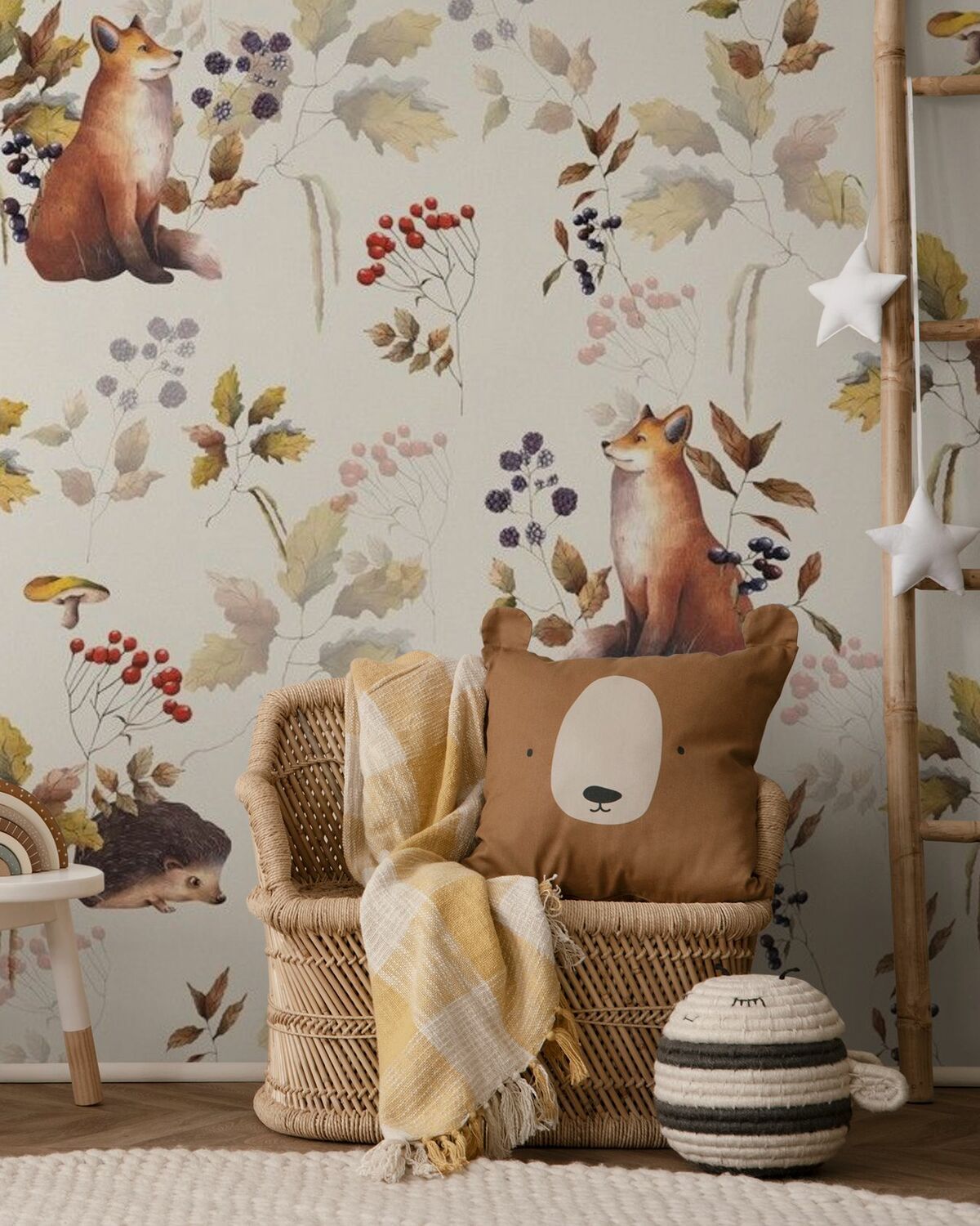 1200x1500 Forest Animals with Plants