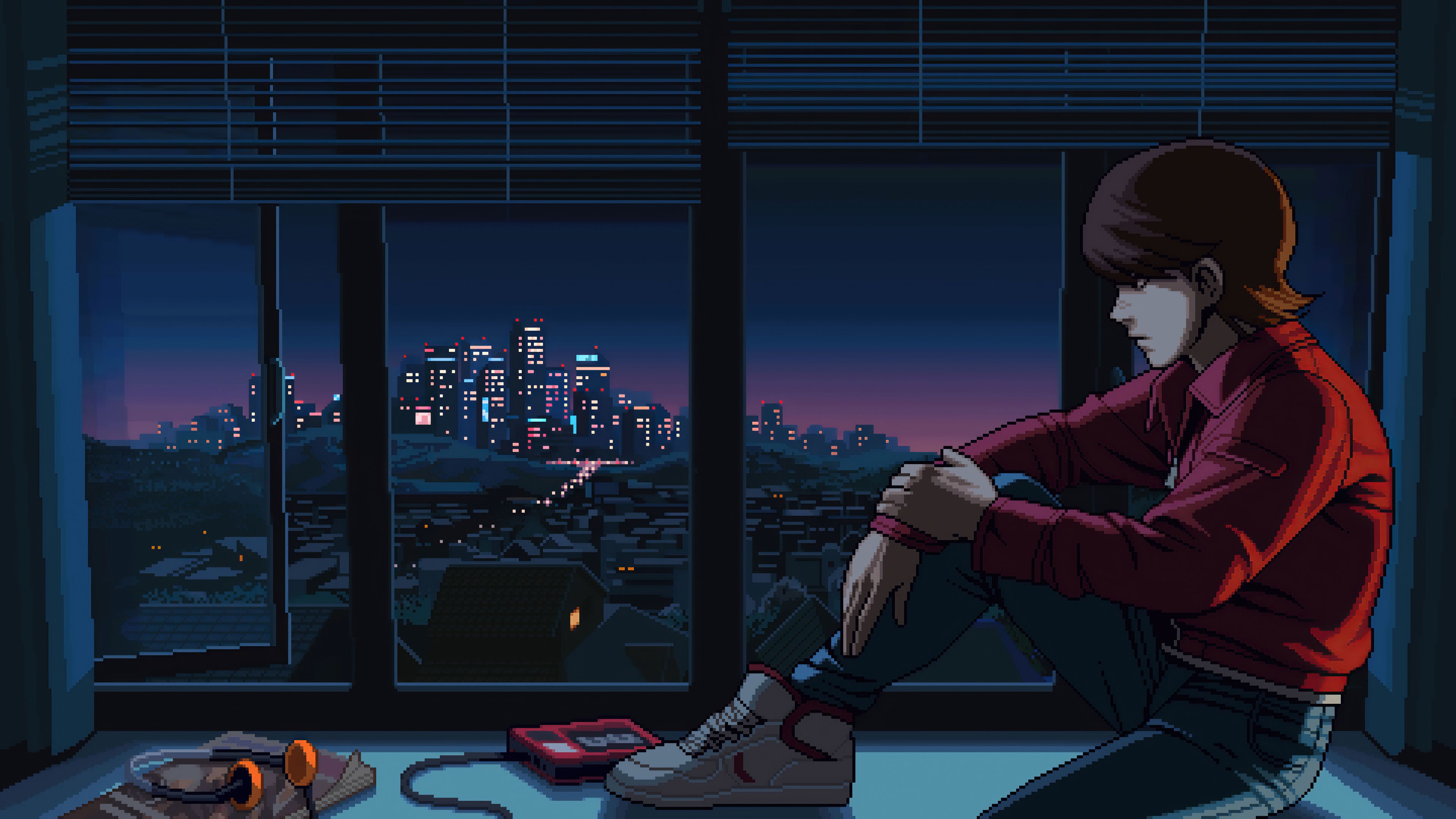 3840x2160 Lofi boy Wallpaper and Background
