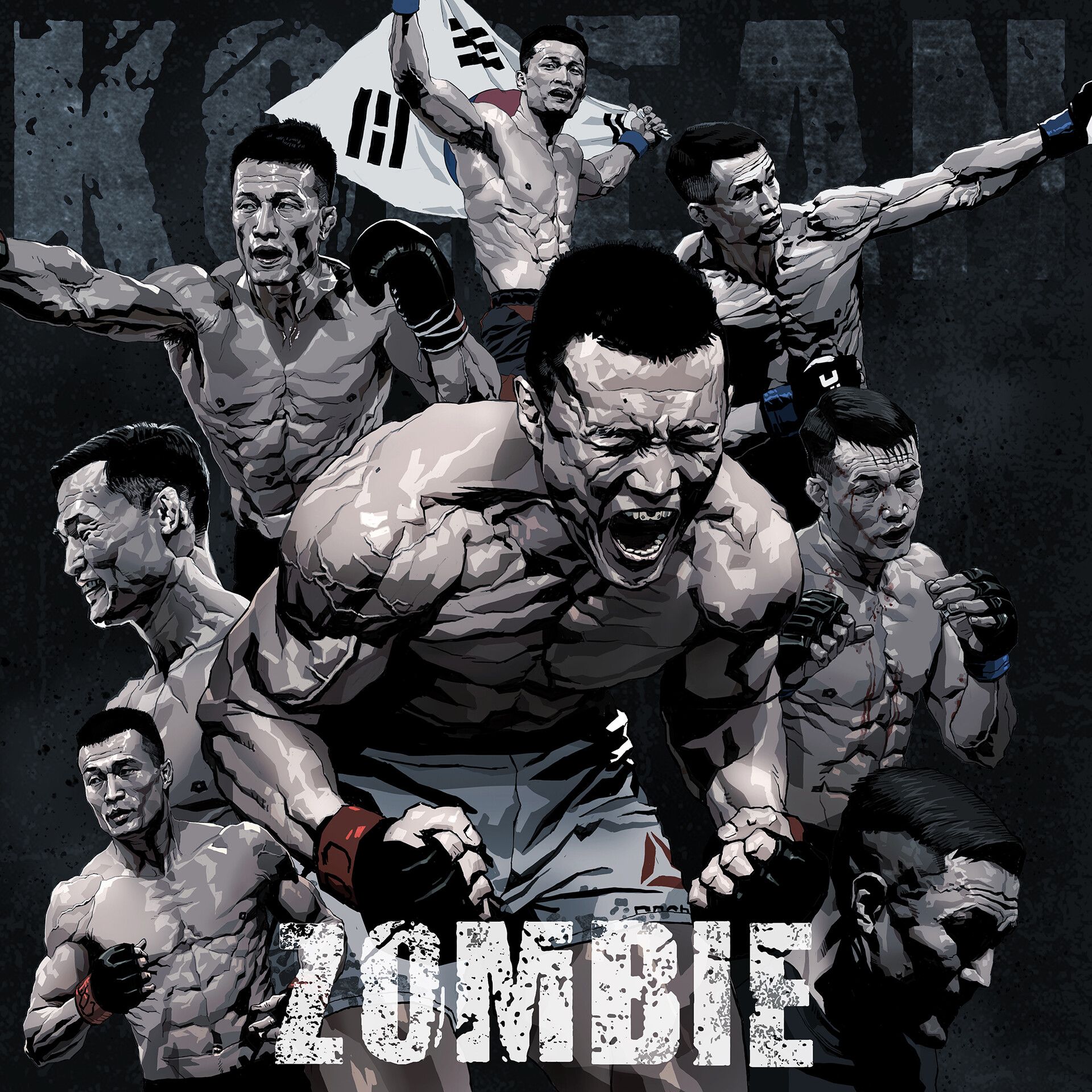1920x1920 The Korean Zombie Wallpaper