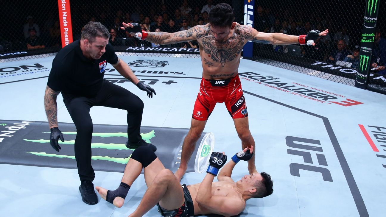 1296x729 Max Holloway KOs retiring 'Korean Zombie' Chan Sung Jung