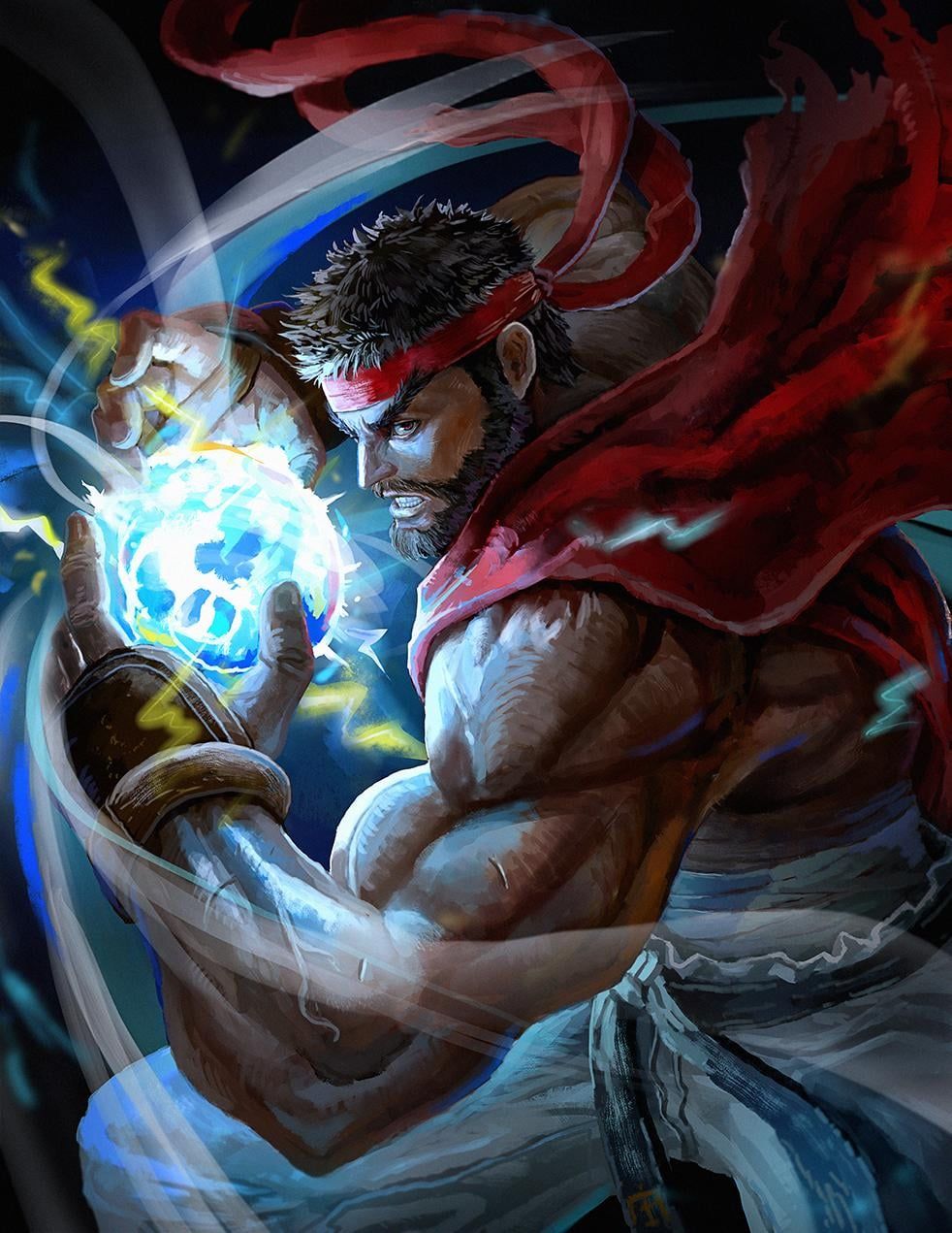 982x1271 OC My Ryu Fanart V2
