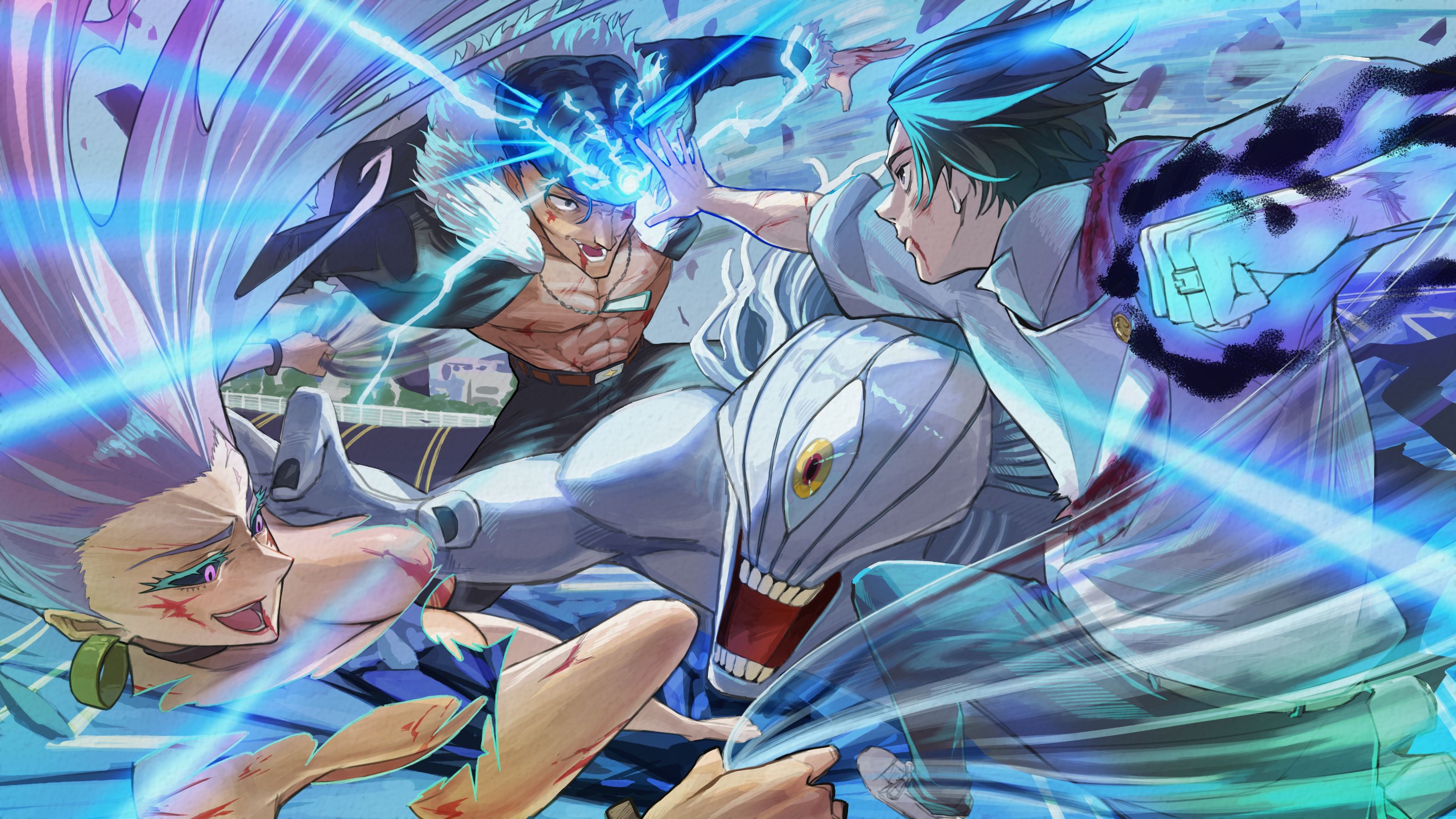 3200x1800 Ishigori Ryu Ishigori Kaisen Anime Image Board