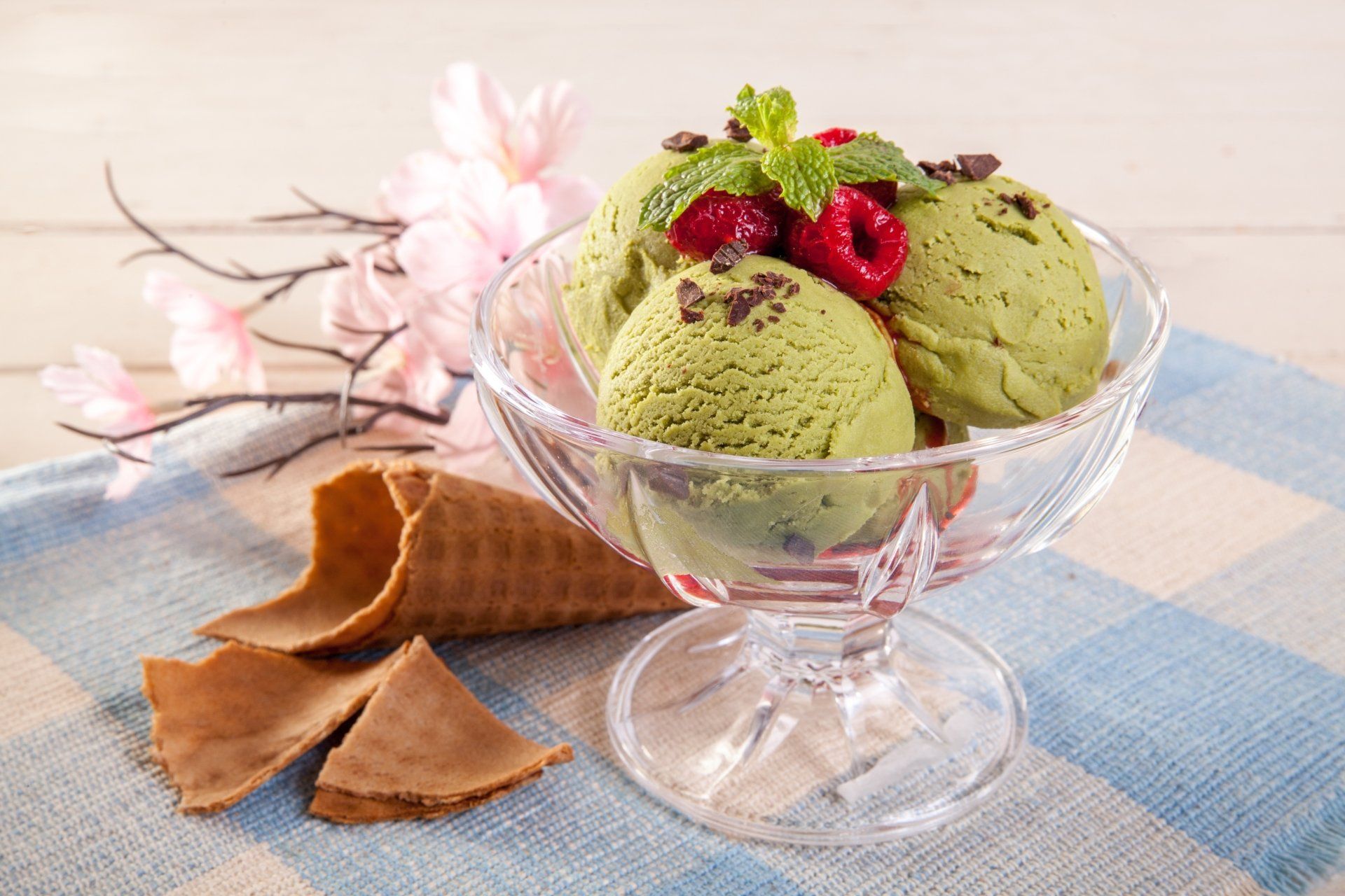 1920x1280 5K Ultra HD Matcha Ice Cream Still Life Wallpaperx3705