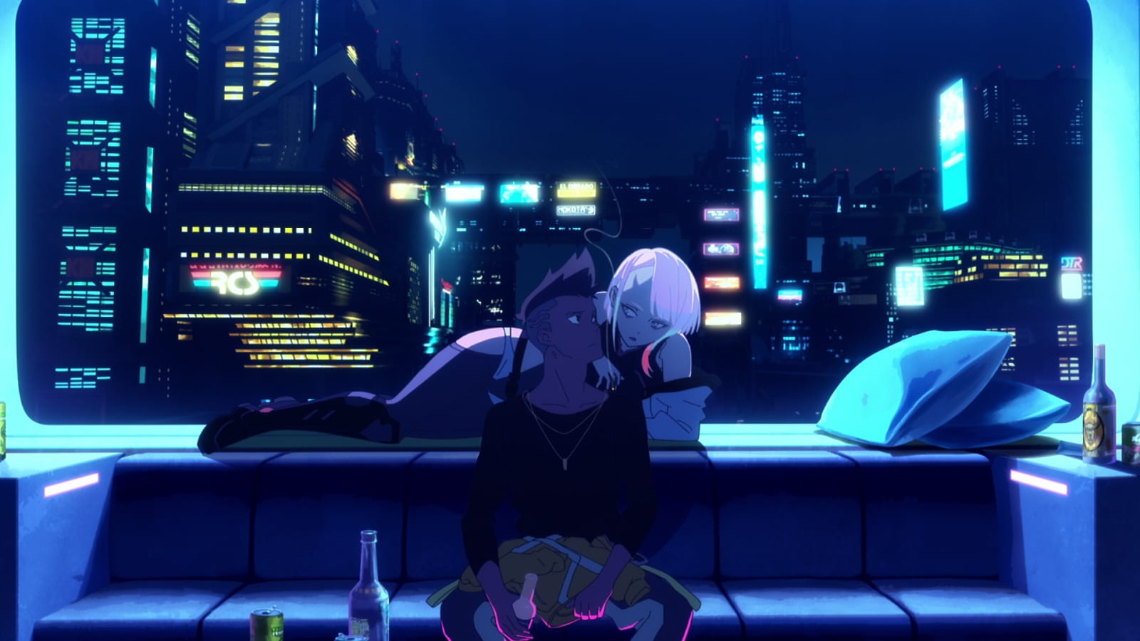 1600x900 Cyberpunk Edgerunner Desktop Wallpaper