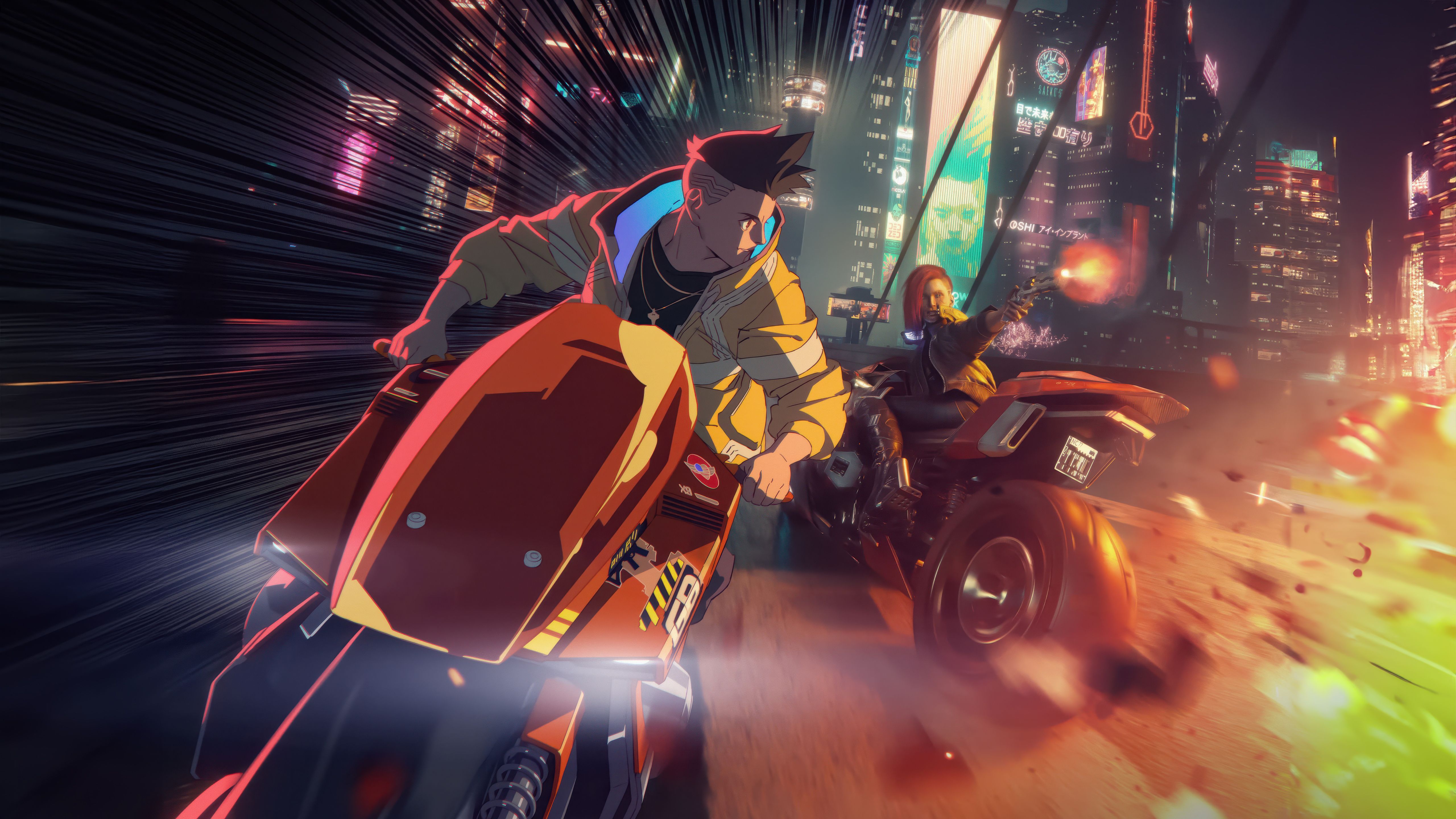 5120x2880 Cyberpunk: Edgerunners Wallpaper and Background