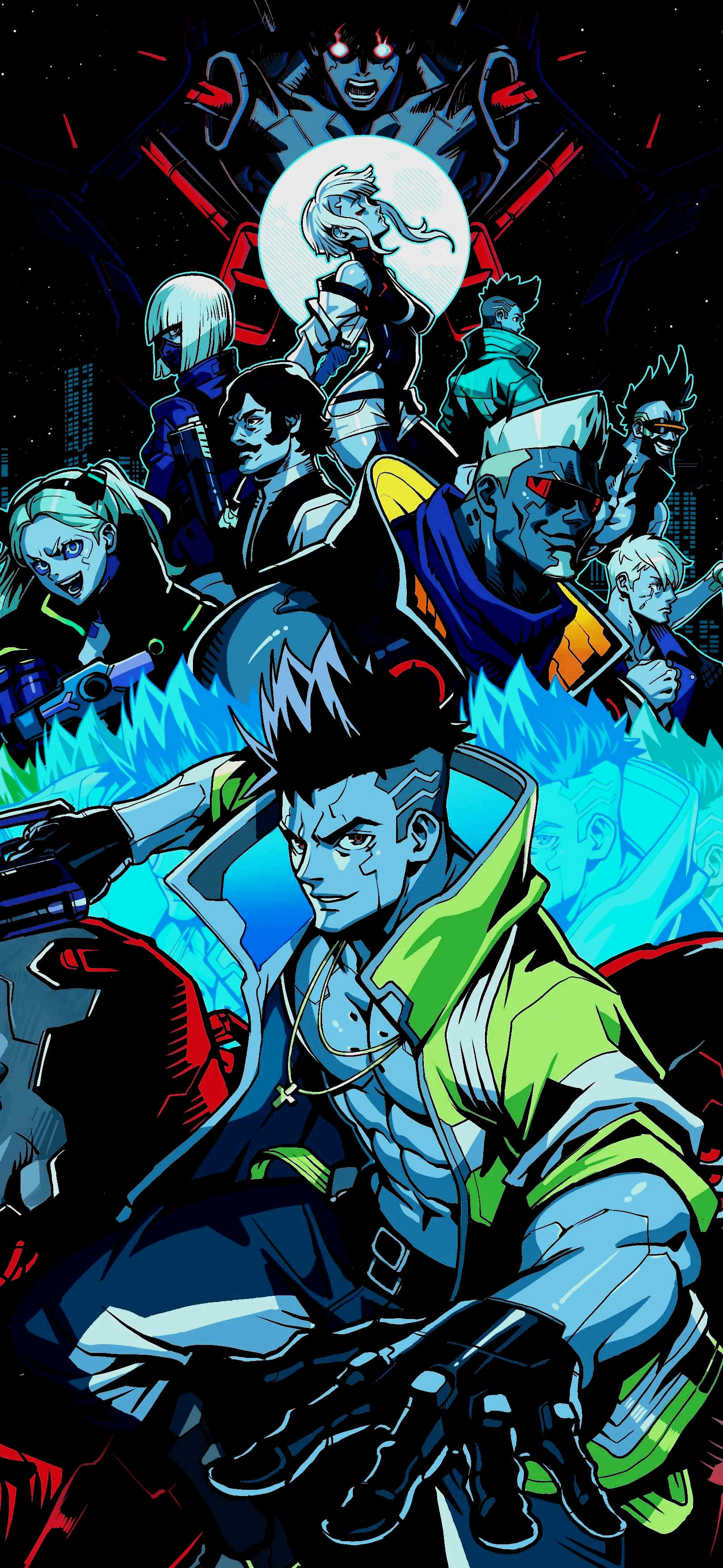 1619x3508 Cyberpunk Edgerunners wallpaper (by Absolum) [1619x3508]