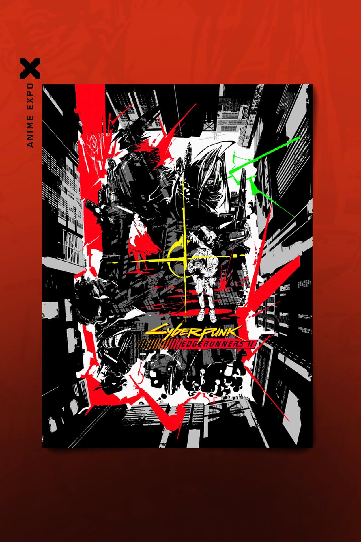 1251x1877 CYBERPUNK EDGERUNNERS 2 ANIME EXPO LITHOGRAPH