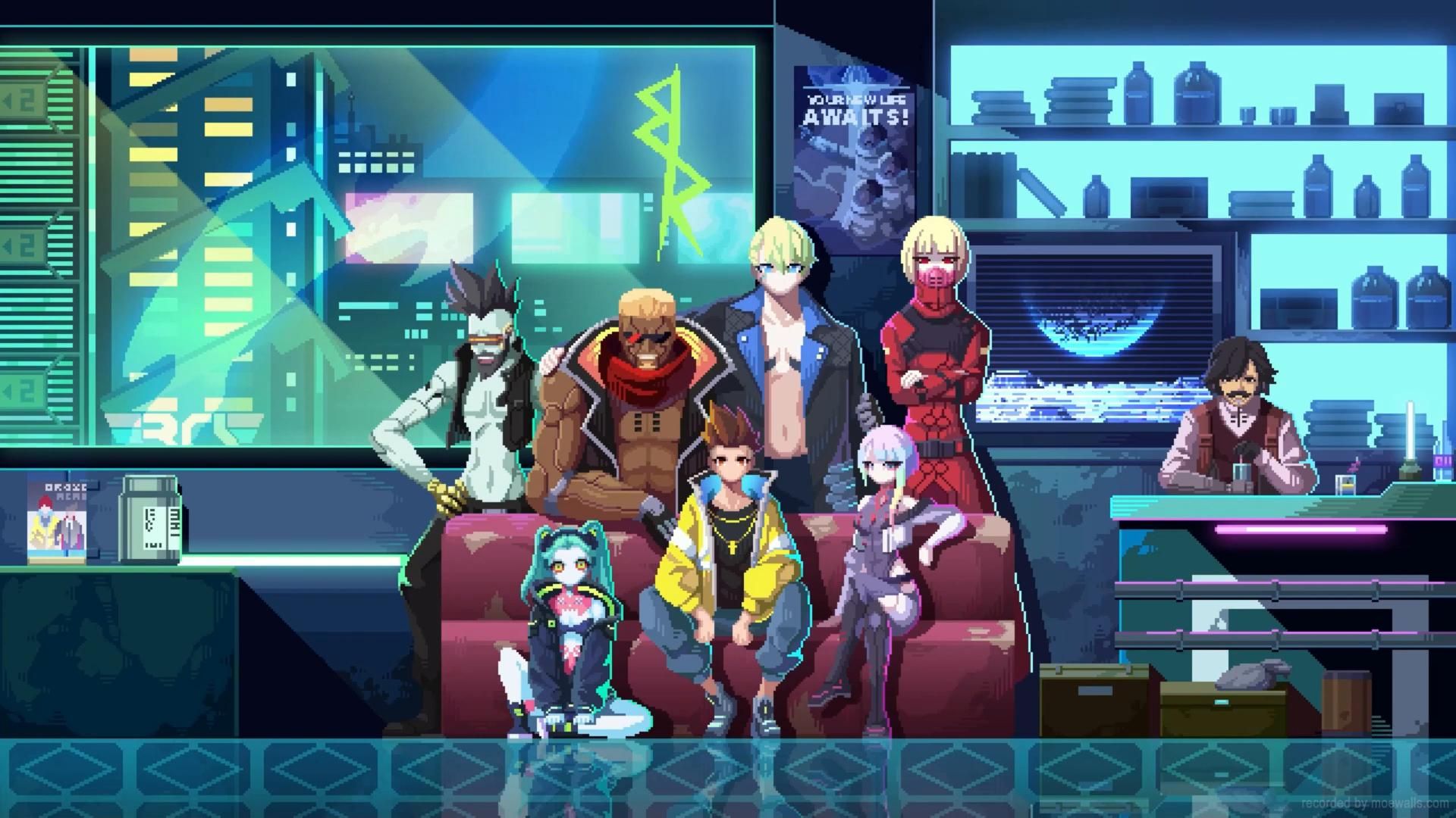 1920x1080 Cyberpunk Edgerunners Characters Live Wallpaper
