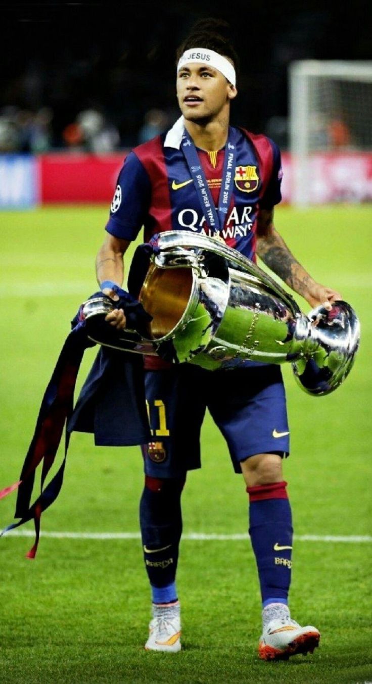 736x1354 Champion. Neymar is the only player in the Champions League history who scored in both quarterfinals, semifinals and final of the tournament