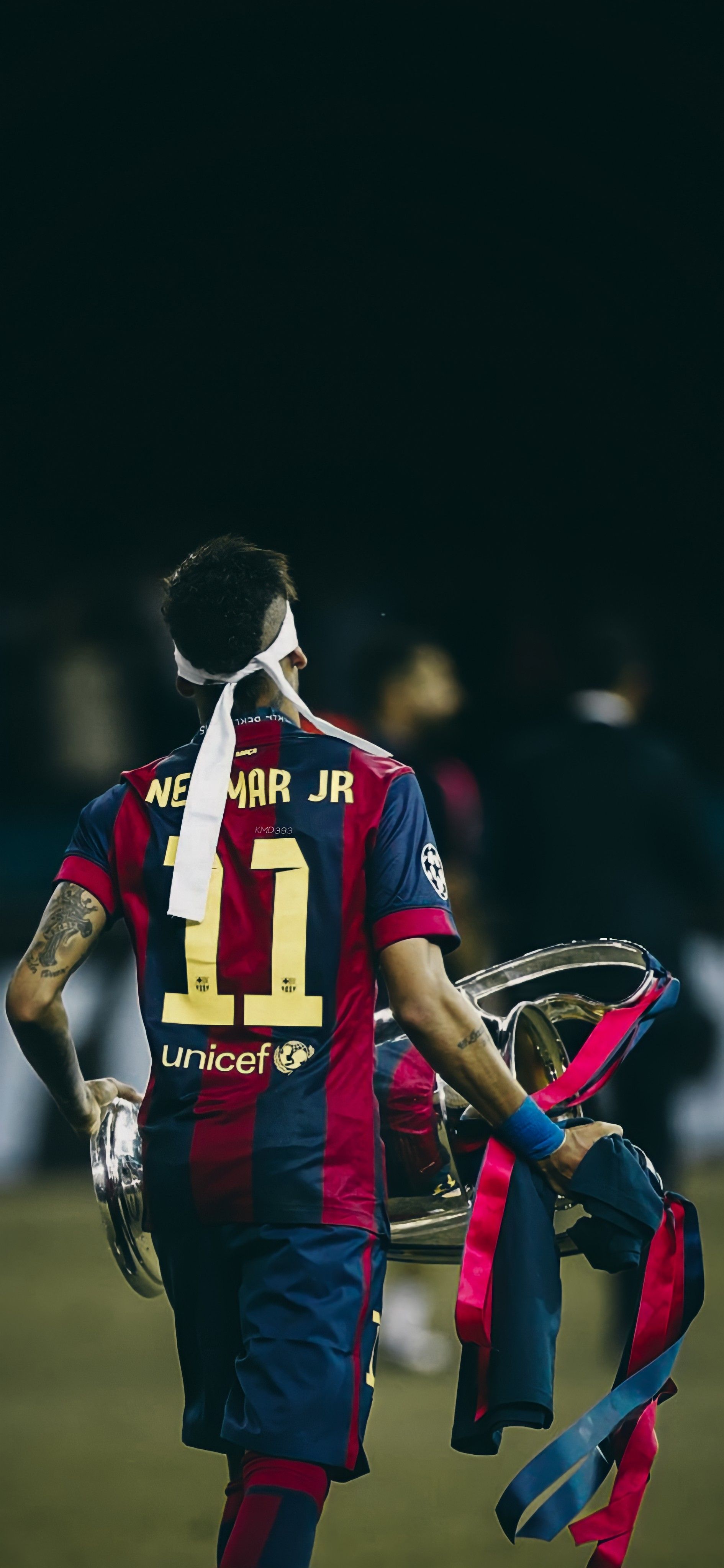 1890x4096 Neymar UCL Wallpaper
