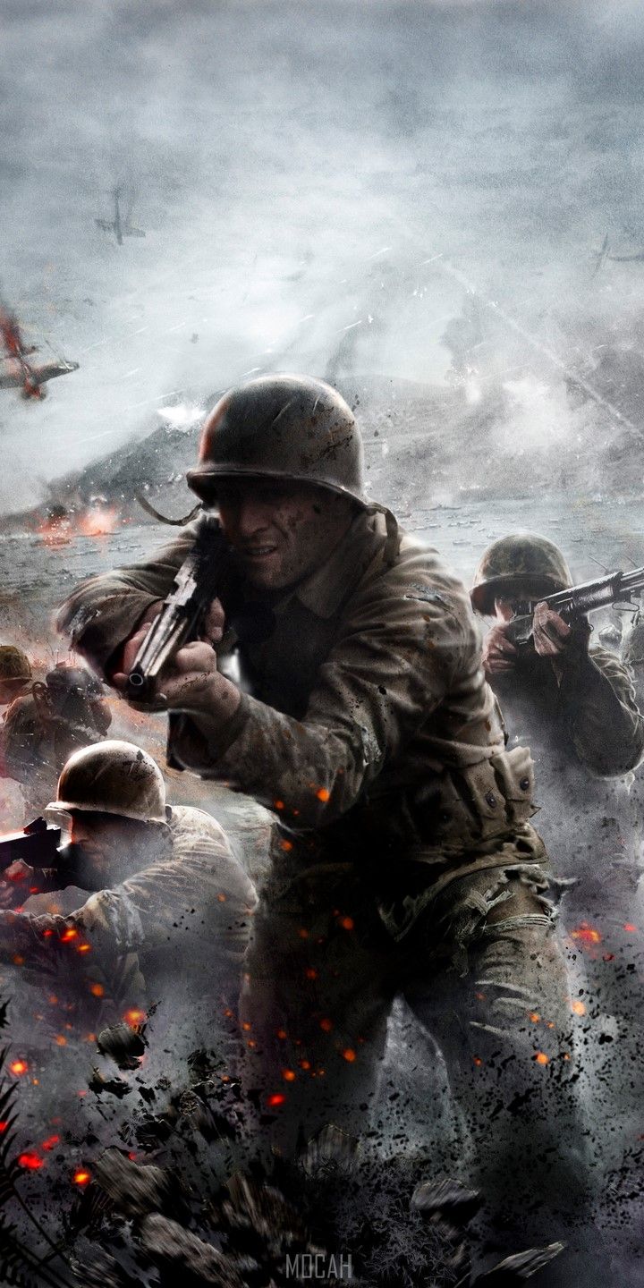 720x1440 COD World At War Wallpaper