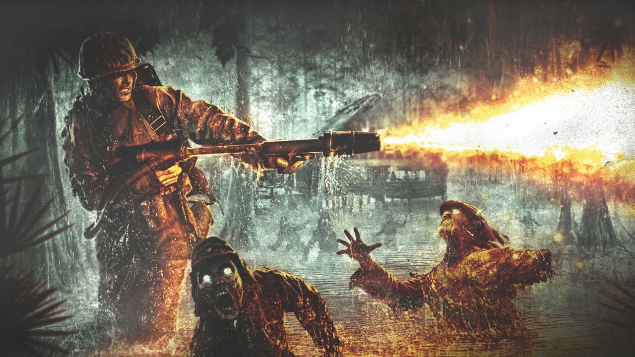 1280x720 Screwing over friends and fixing up windows in Call Of Duty: World At War's Nazi Zombies