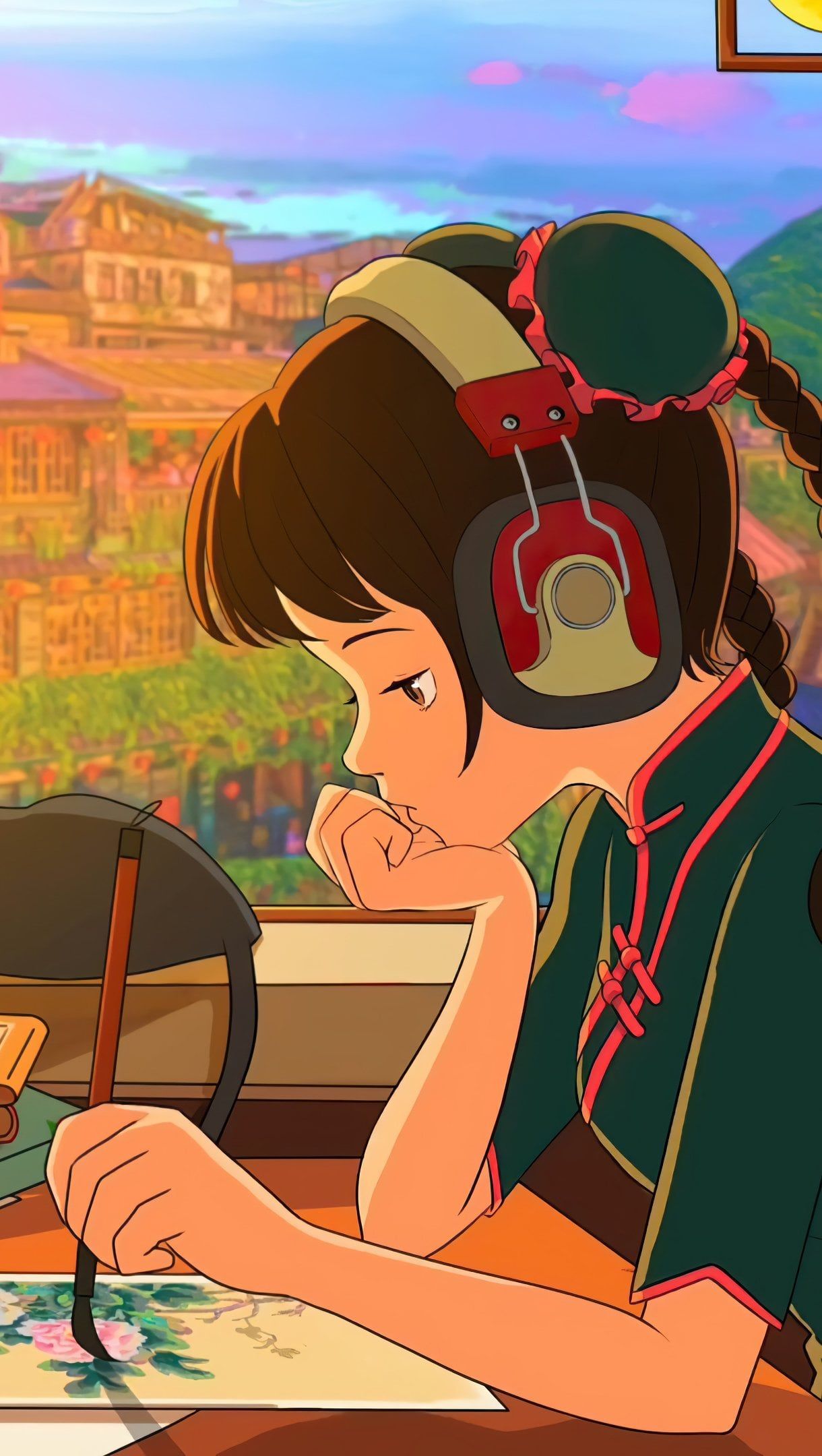 1220x2160 Lofi Asian Style Wallpaper 4K for iPhone and Mobile Phone