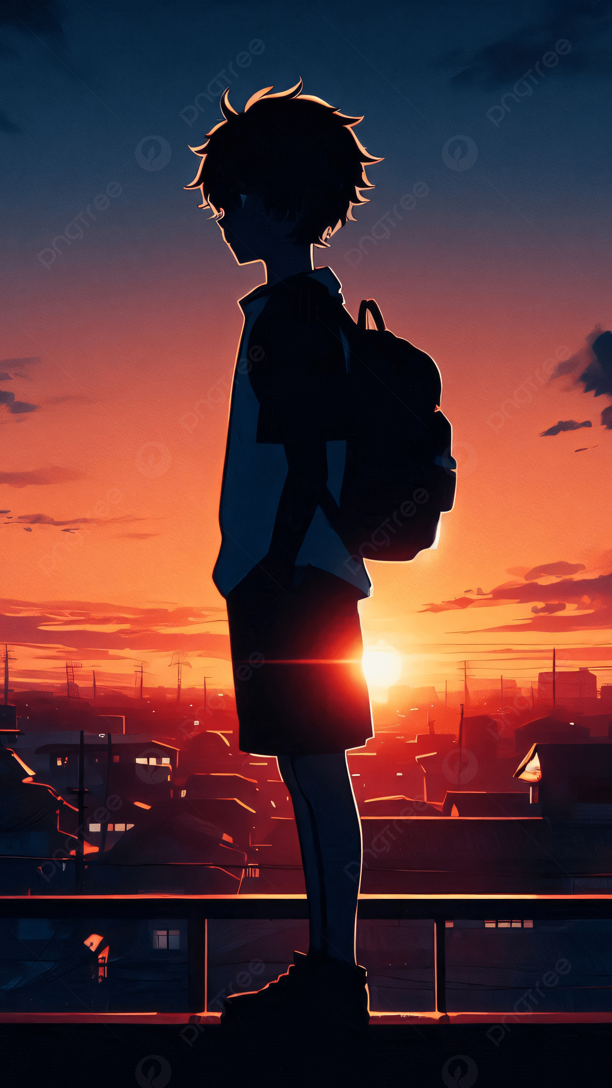 1200x2133 Lofi Anime Boy Background Image, HD Picture and Wallpaper For Free Download