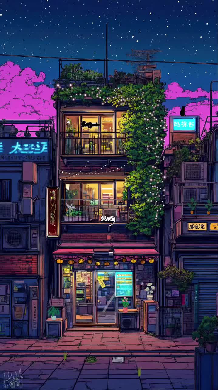 718x1280 Lofi Live Wallpaper