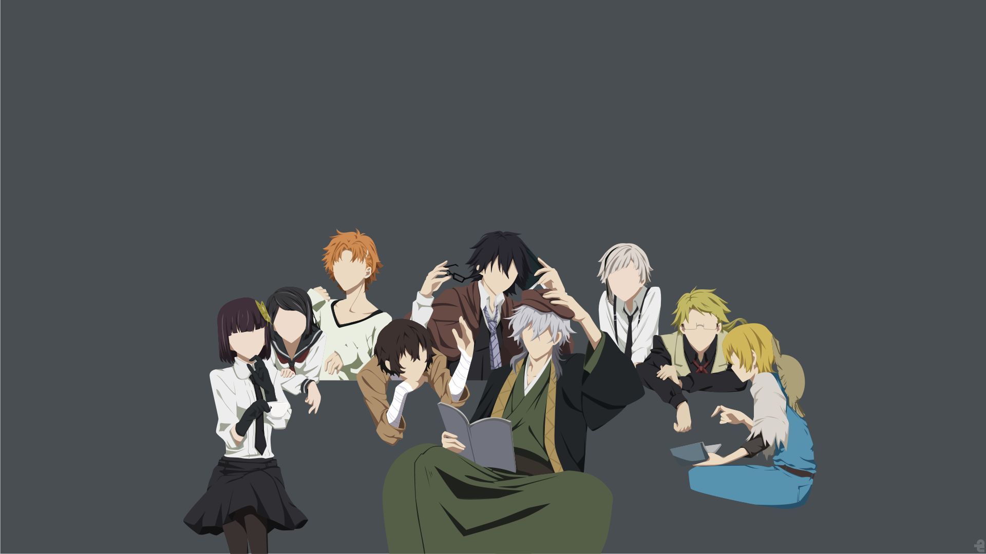 1920x1080 Phone wallpaper: Anime, Bungou Stray Dogs, Fukuzawa Yukichi 1053487