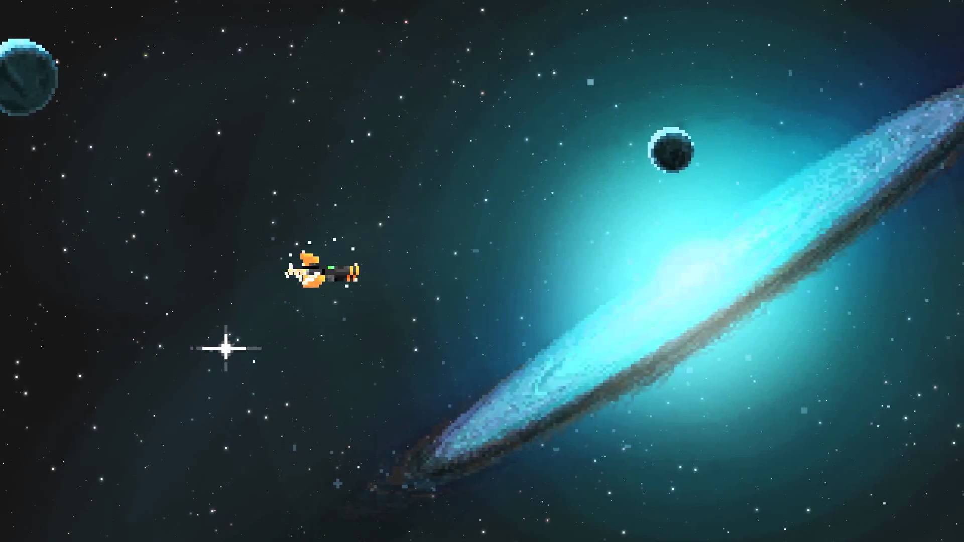 1920x1080 Galaxy illustration, video games, pixels, pixel art, Steredenn HD wallpaper