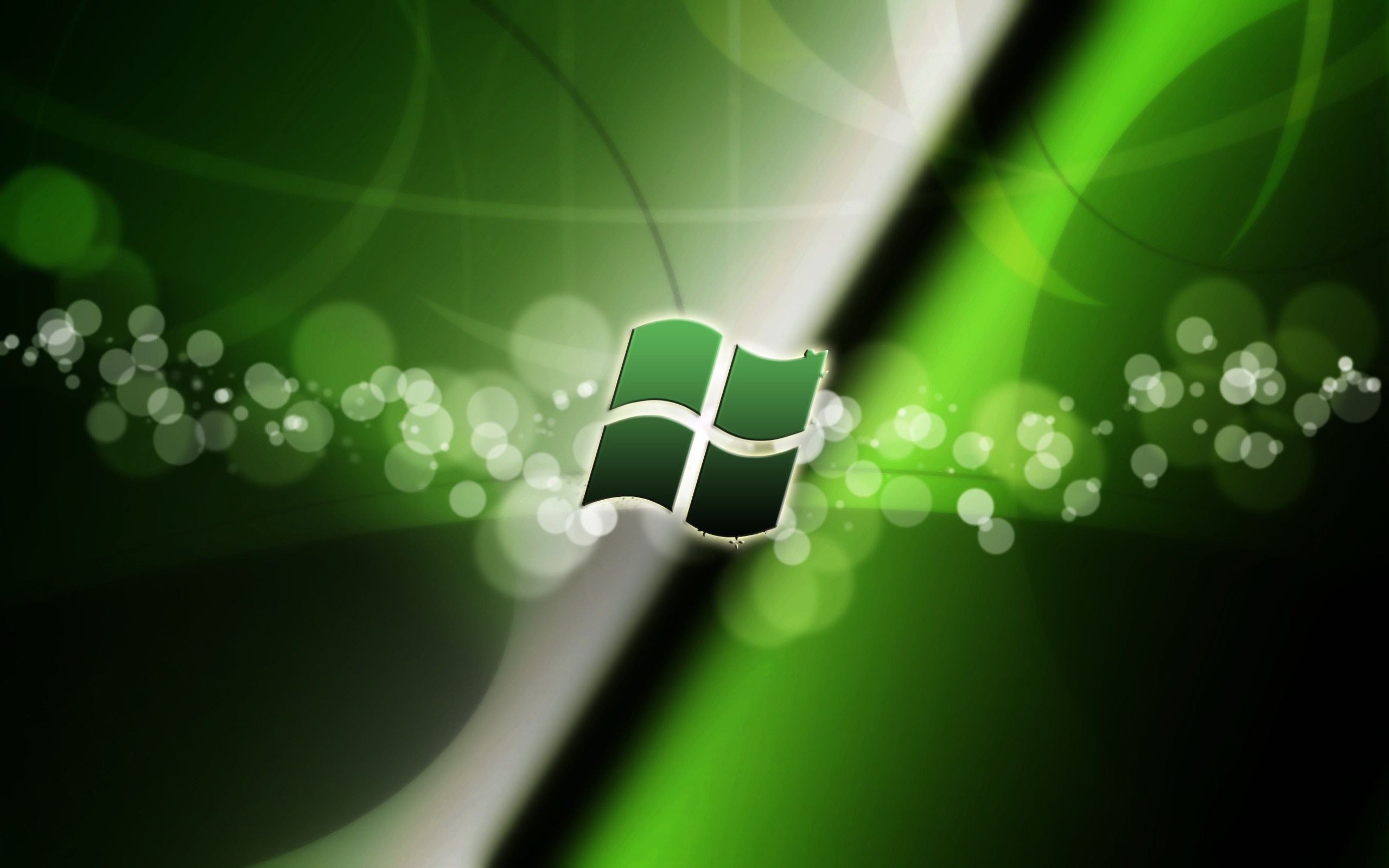 2560x1600 Windows Green Wallpaper