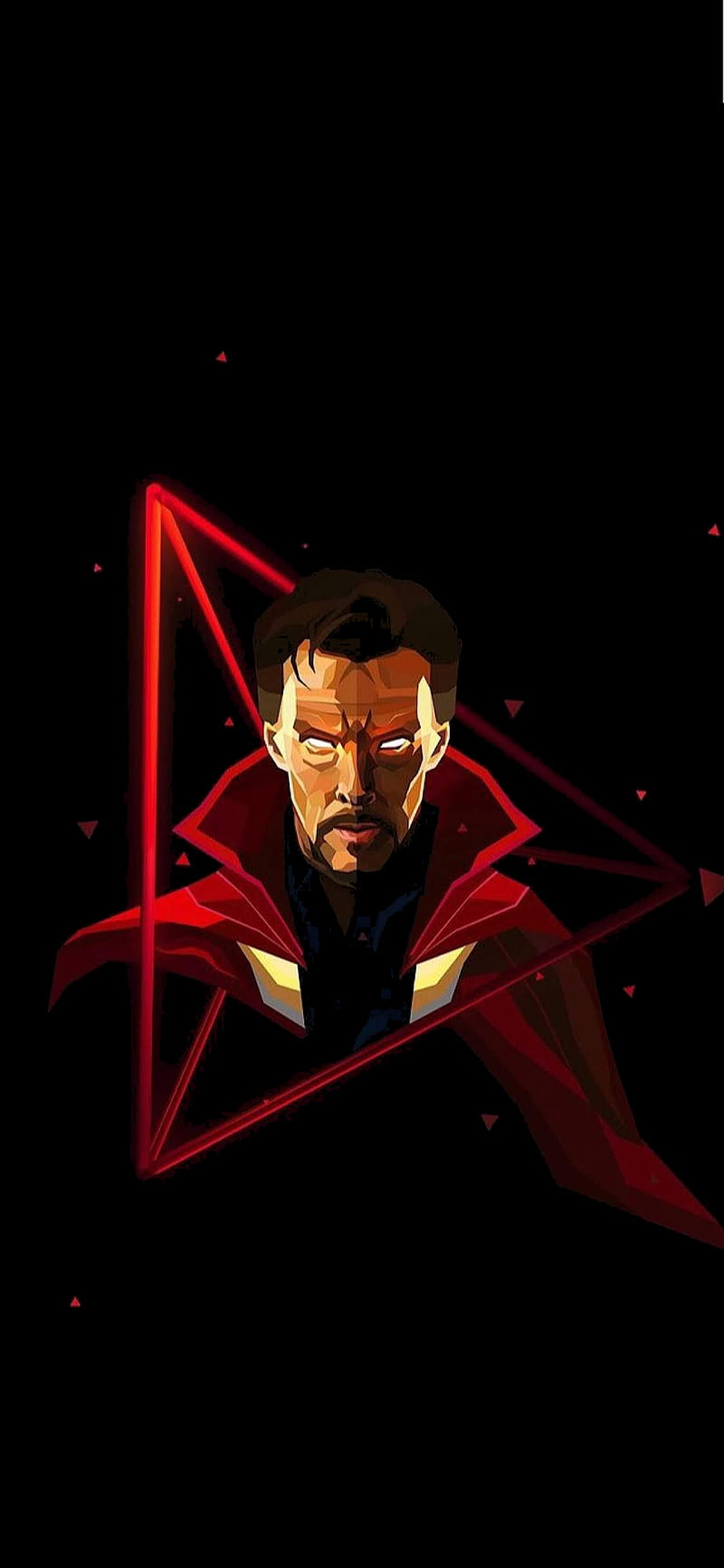 800x1732 Doctor Strange, amoled, avengers, black, dr infinity war, red, HD phone wallpaper