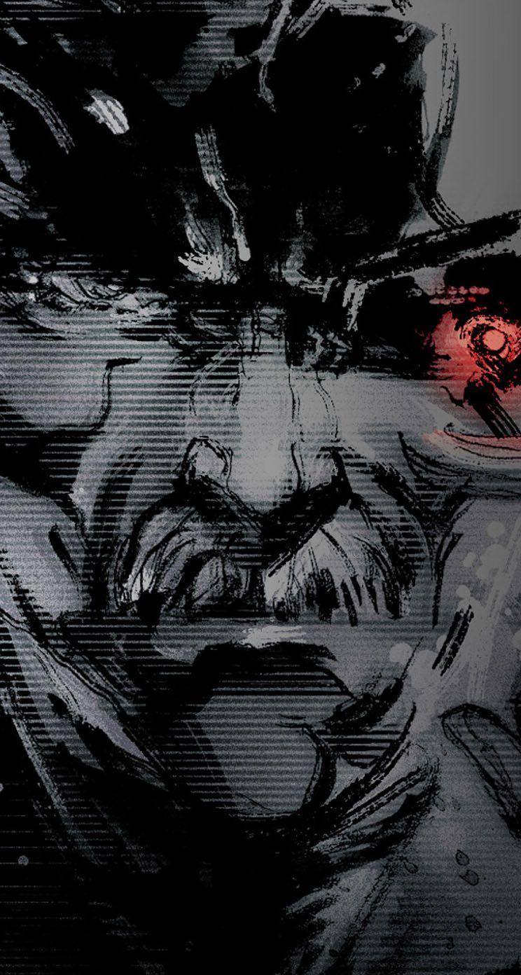 744x1392 Solid Snake Phone Wallpaper