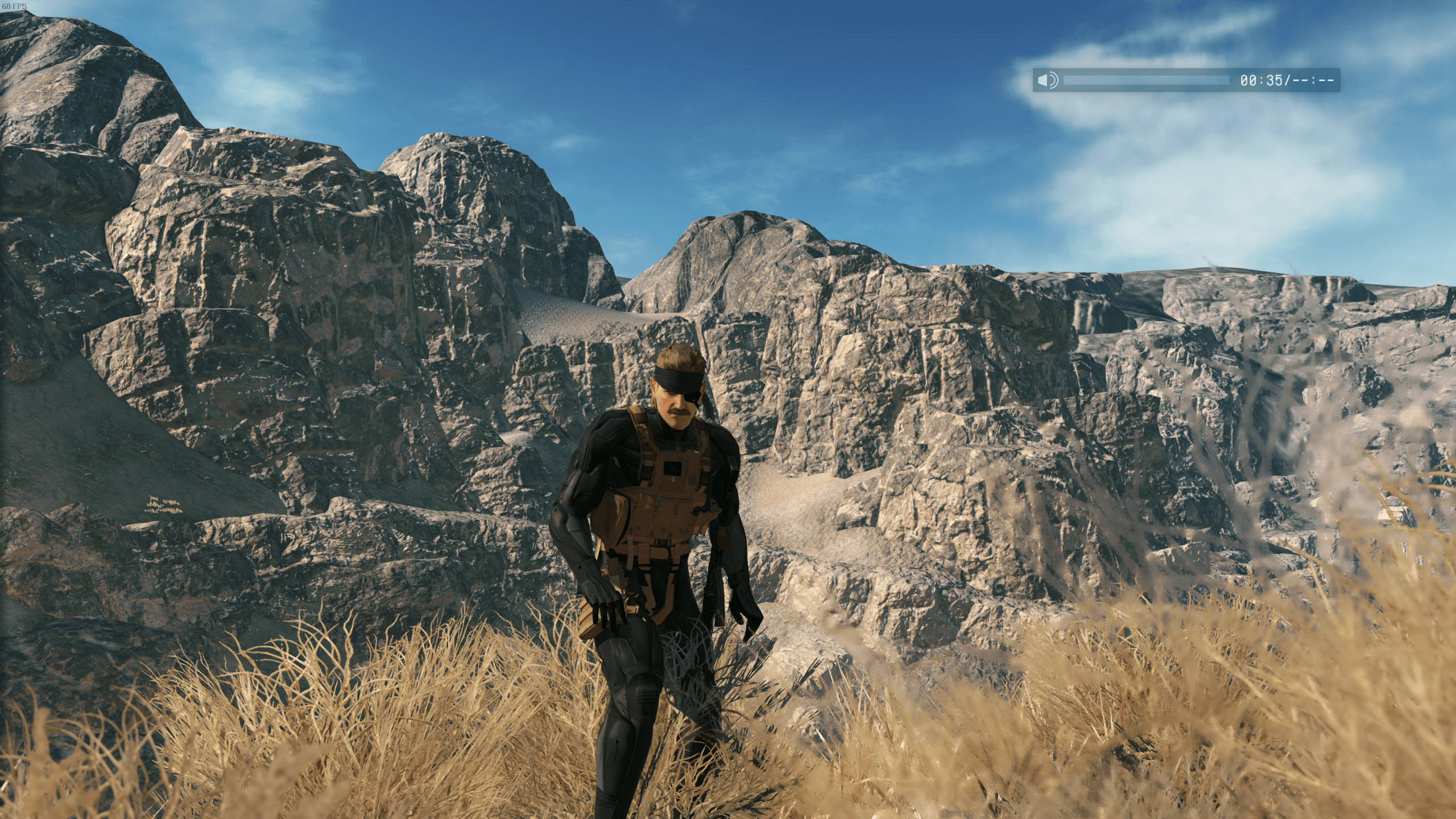 2560x1440 Finally got to play as Old Snake in Metal Gear Solid V