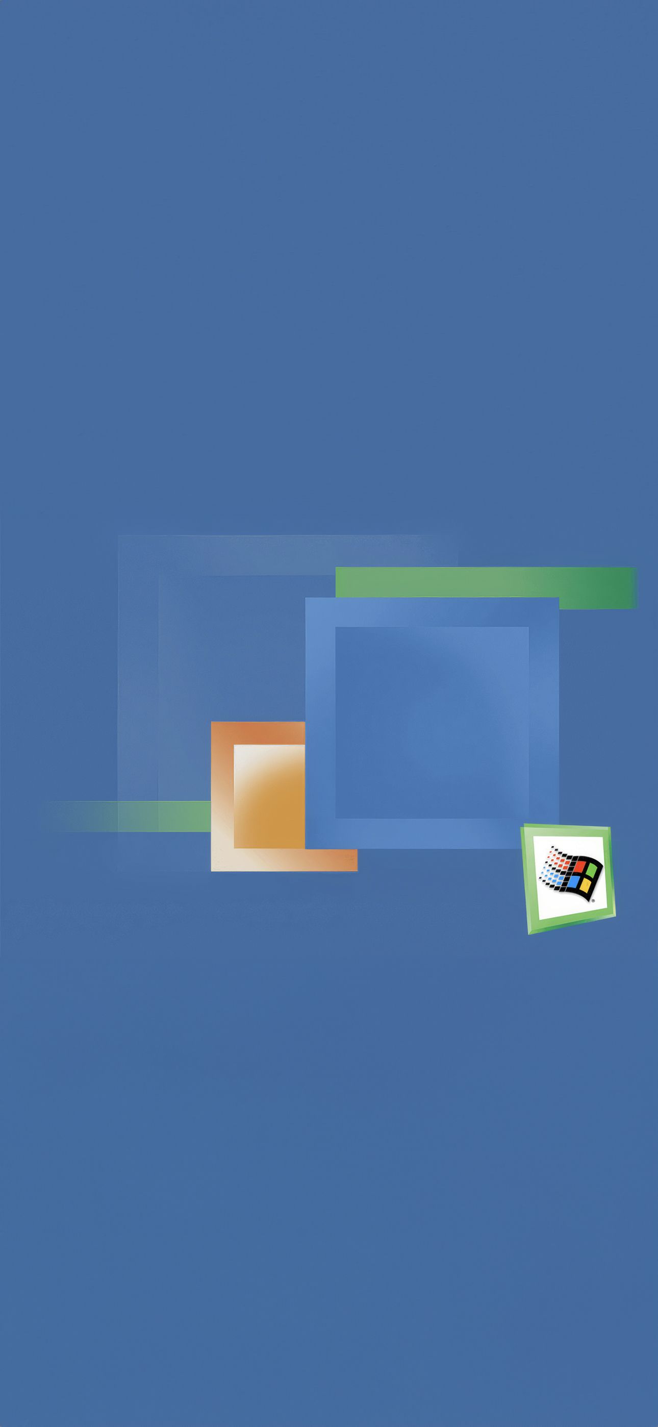 1290x2796 Enhanced HD Wallpaper: Classic Windows 95 to Windows Me Background Upscaled for Desktop & Mobile Devices. neural.love blog about AI stuff