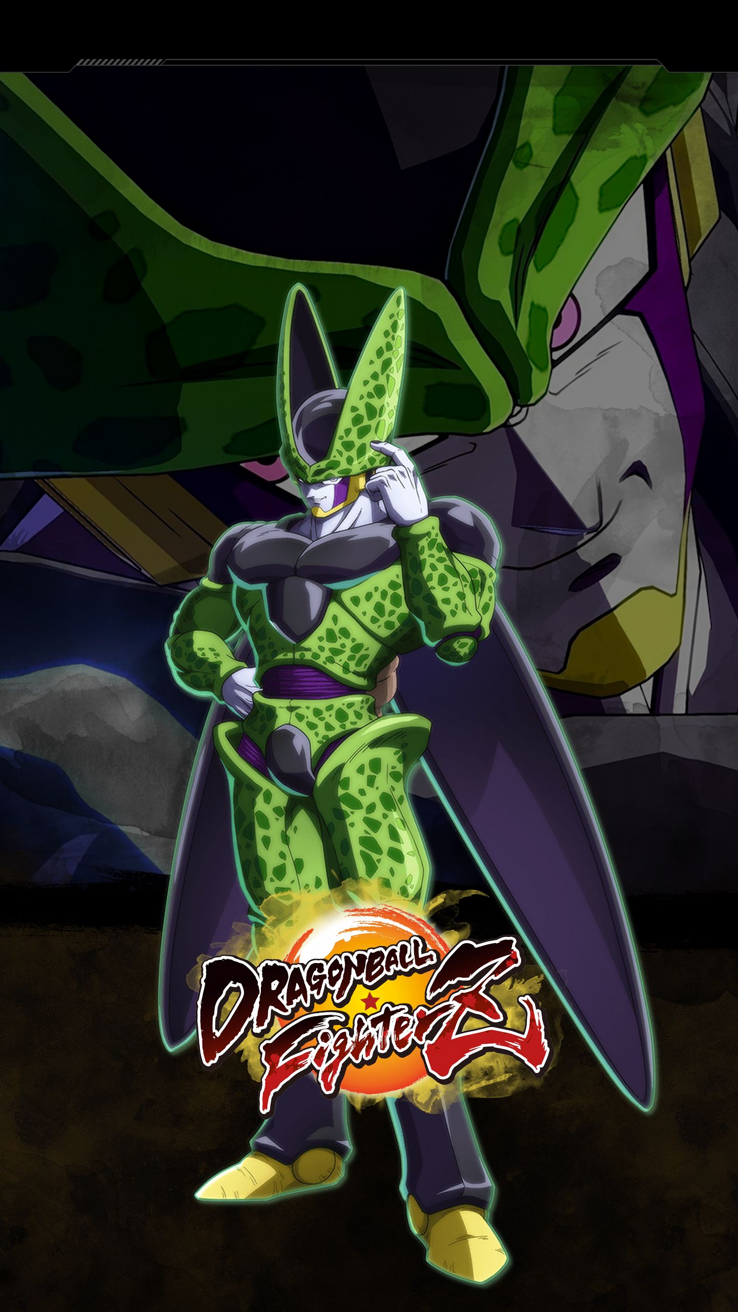 1440x2560 Dragon Ball FighterZ Captain Cell Wallpaper with Monocle