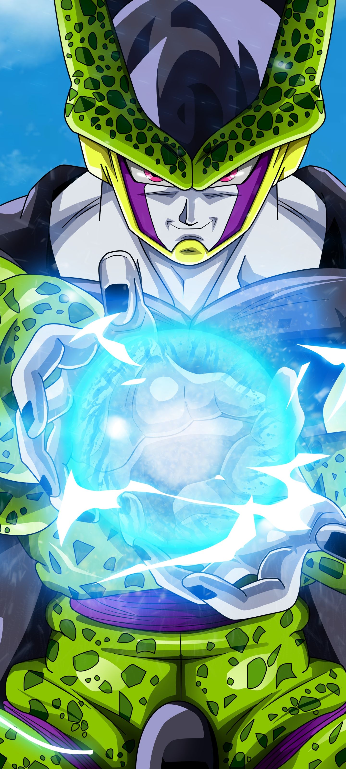 1440x3200 Desktop wallpaper: Anime, Dragon Ball Z, Cell (Dragon Ball), Dragon Ball 4K free download for PC. 1185224