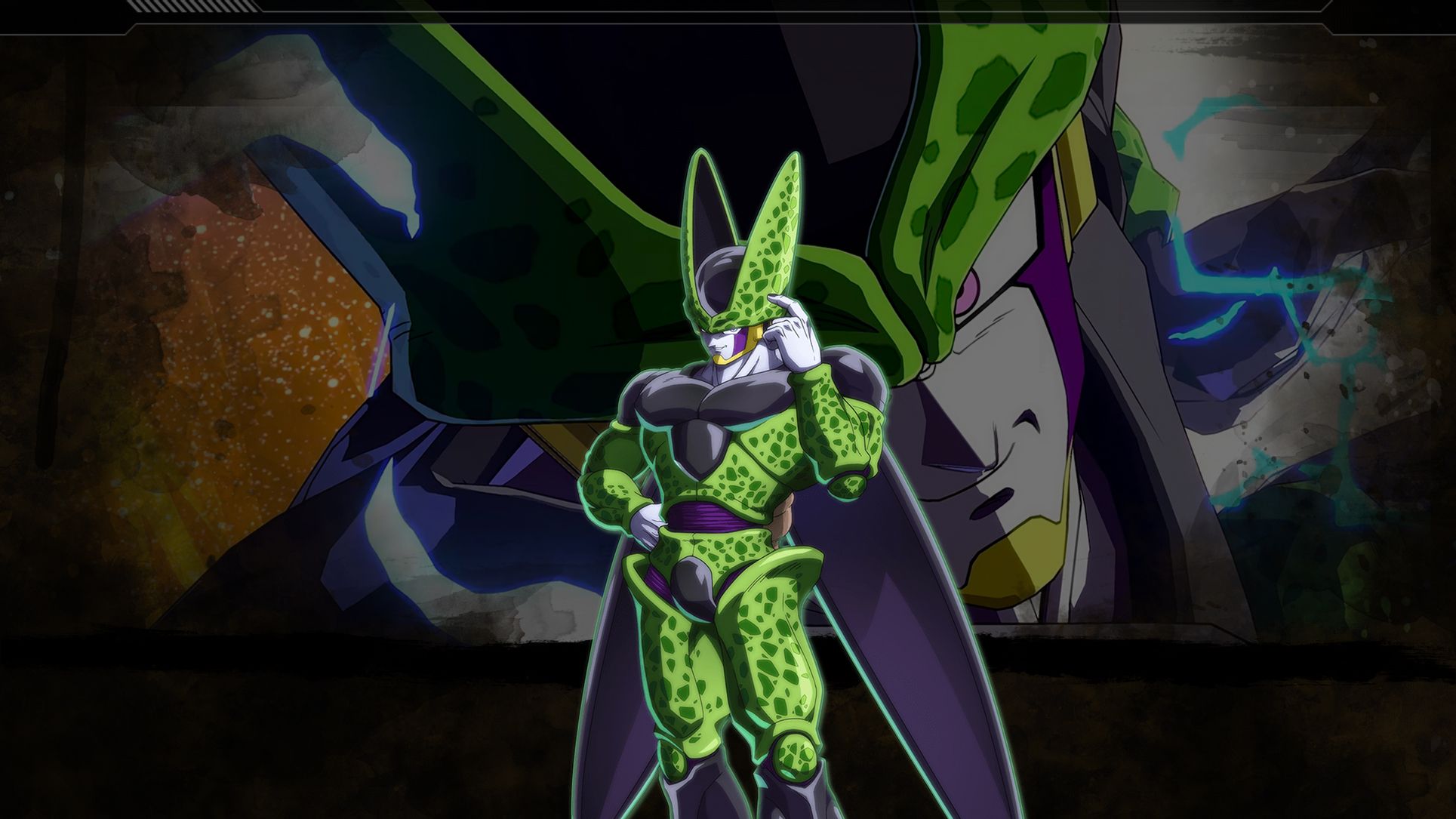 1929x1085 Dragon Ball FighterZ Captain Cell Wallpaper with Monocle