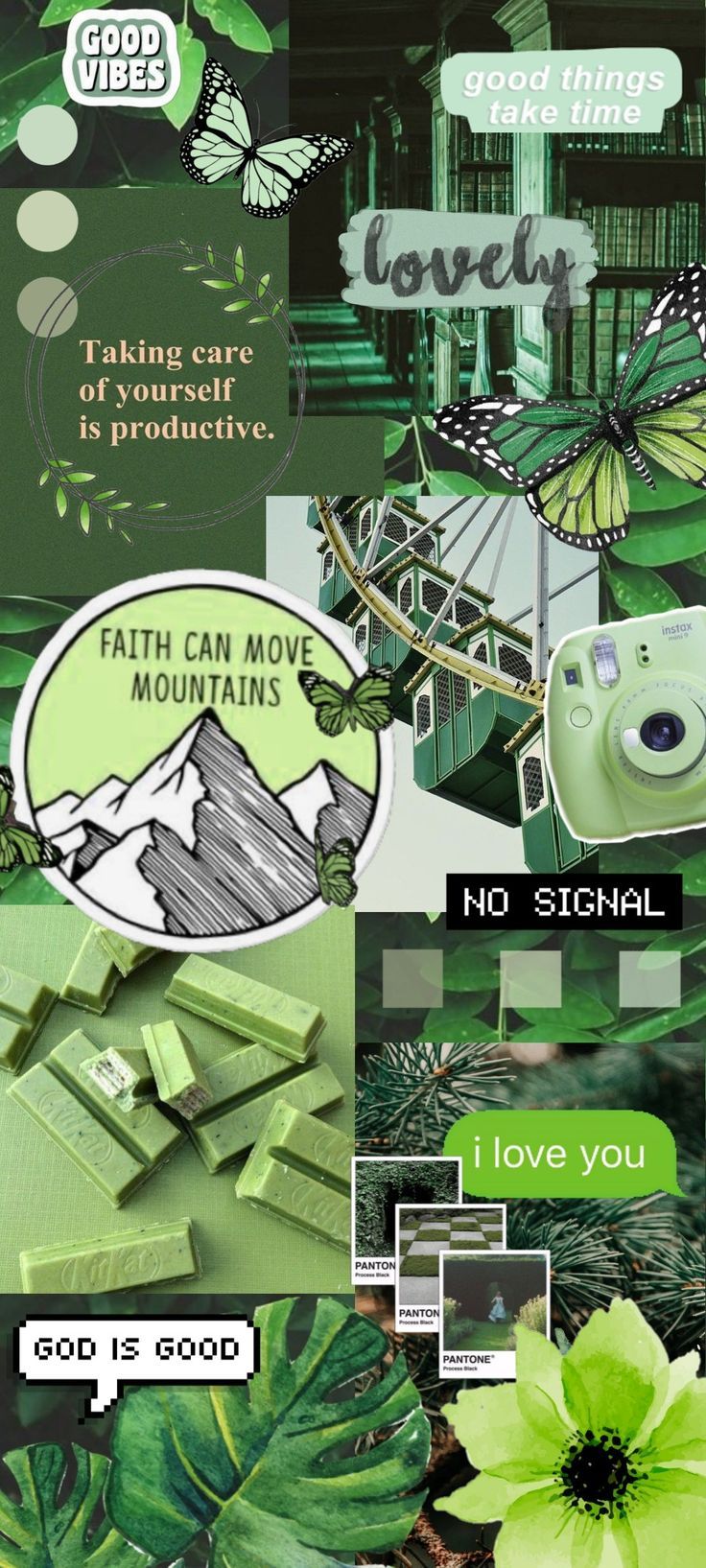 736x1635 Christian Aesthetic Wallpaper with Inspirational Quotes. Green aesthetic collage with quotes, Green aesthetic wallpaper, Inspirational