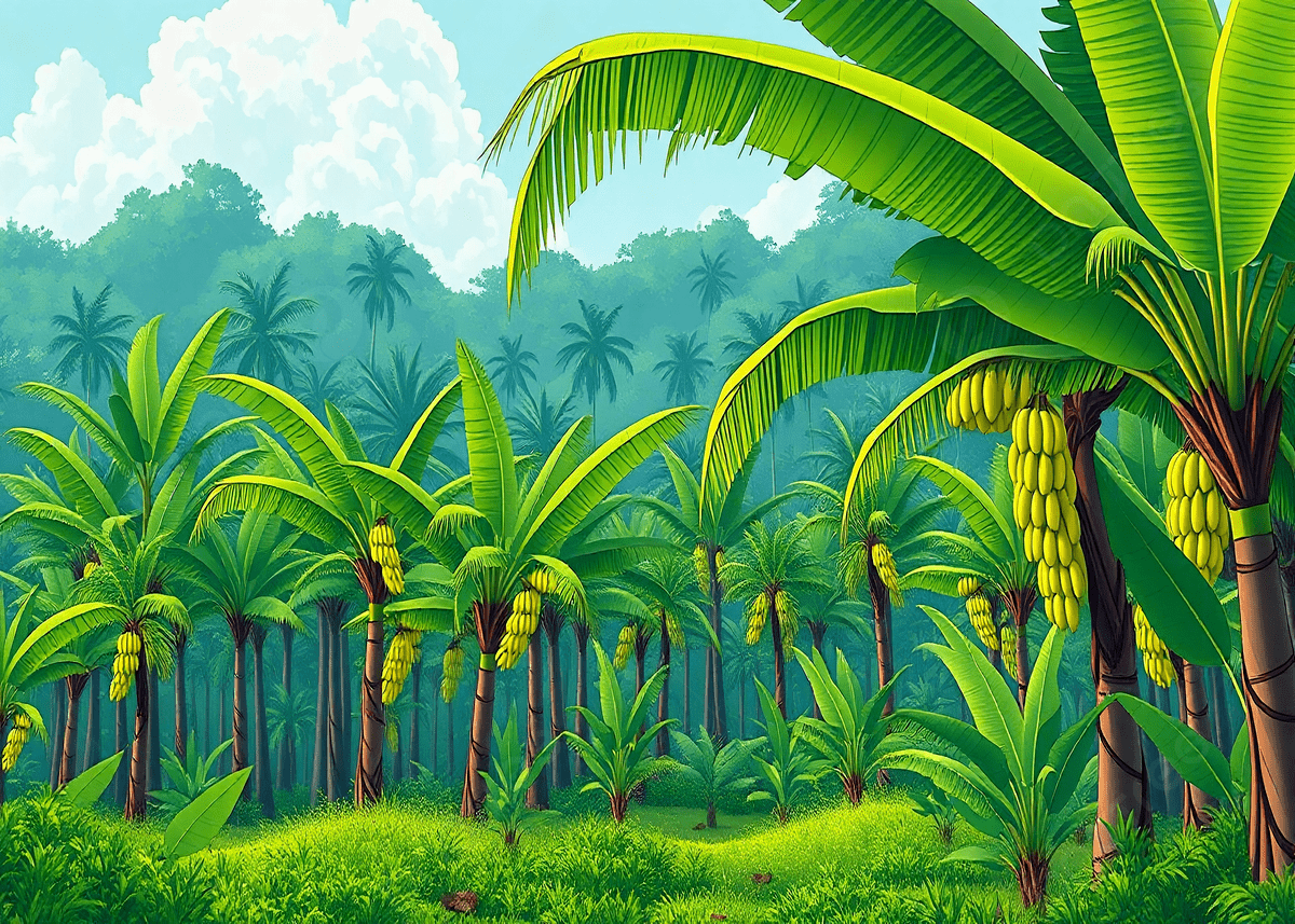 1200x857 Banana Tree Garden, Banana Tree Garden Photo, Garden Background Image And Wallpaper for Free Download