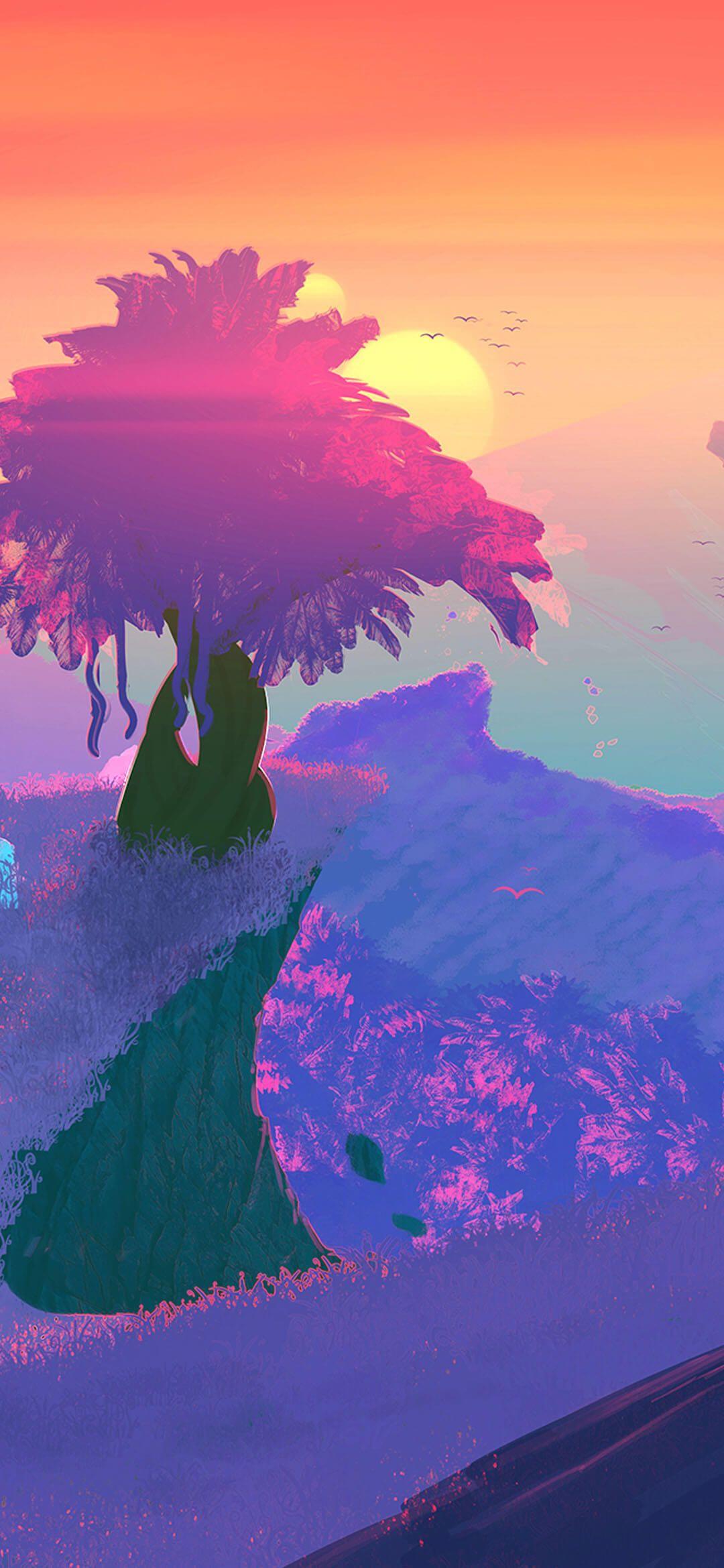 1080x2340 Nature Art HD Wallpaper