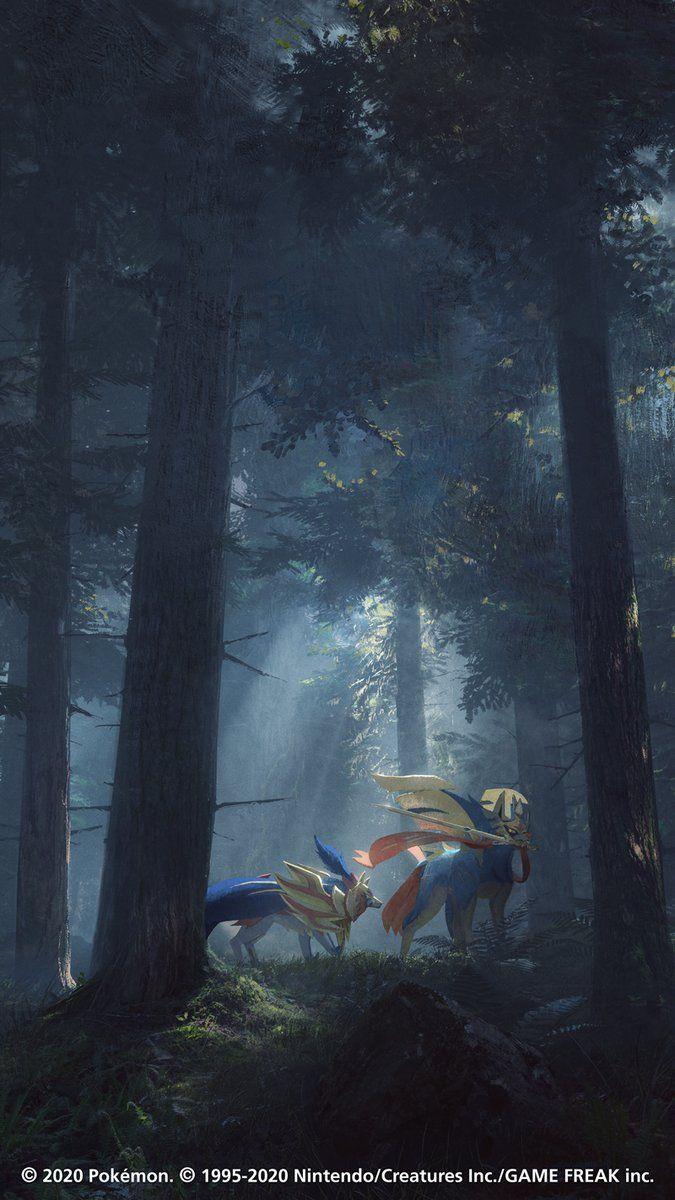 Zacian Zamazenta Pokemon Sword and Shield 4K Wallpaper #3.1391
