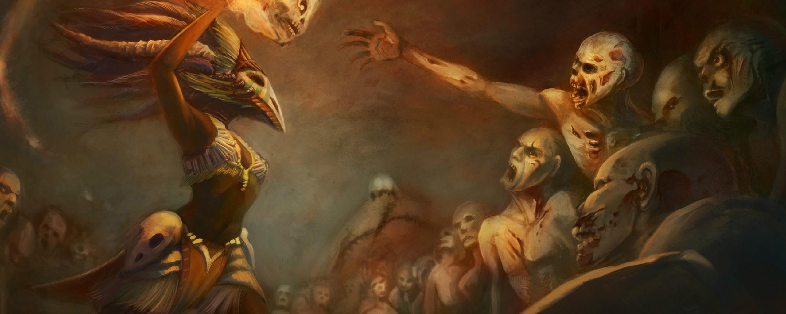 2560x1024 diablo witch doctor, zombie 2560x1024 Resolution Wallpaper, HD Games 4K Wallpaper, Image, Photo and Background