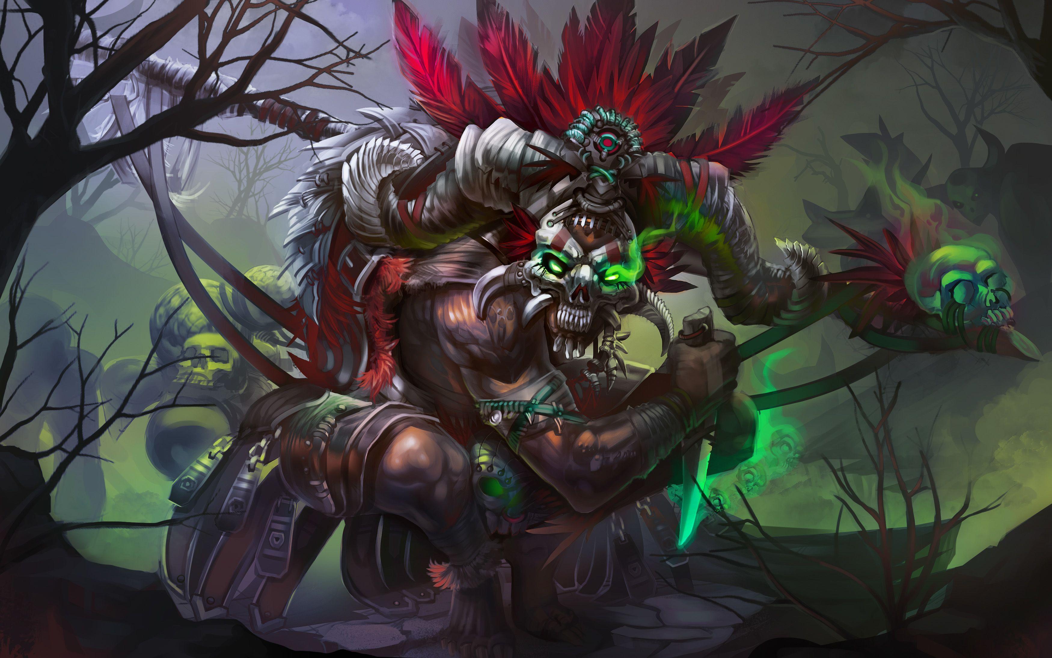 3500x2188 Witch Doctor (Diablo III) HD wallpaper, Background