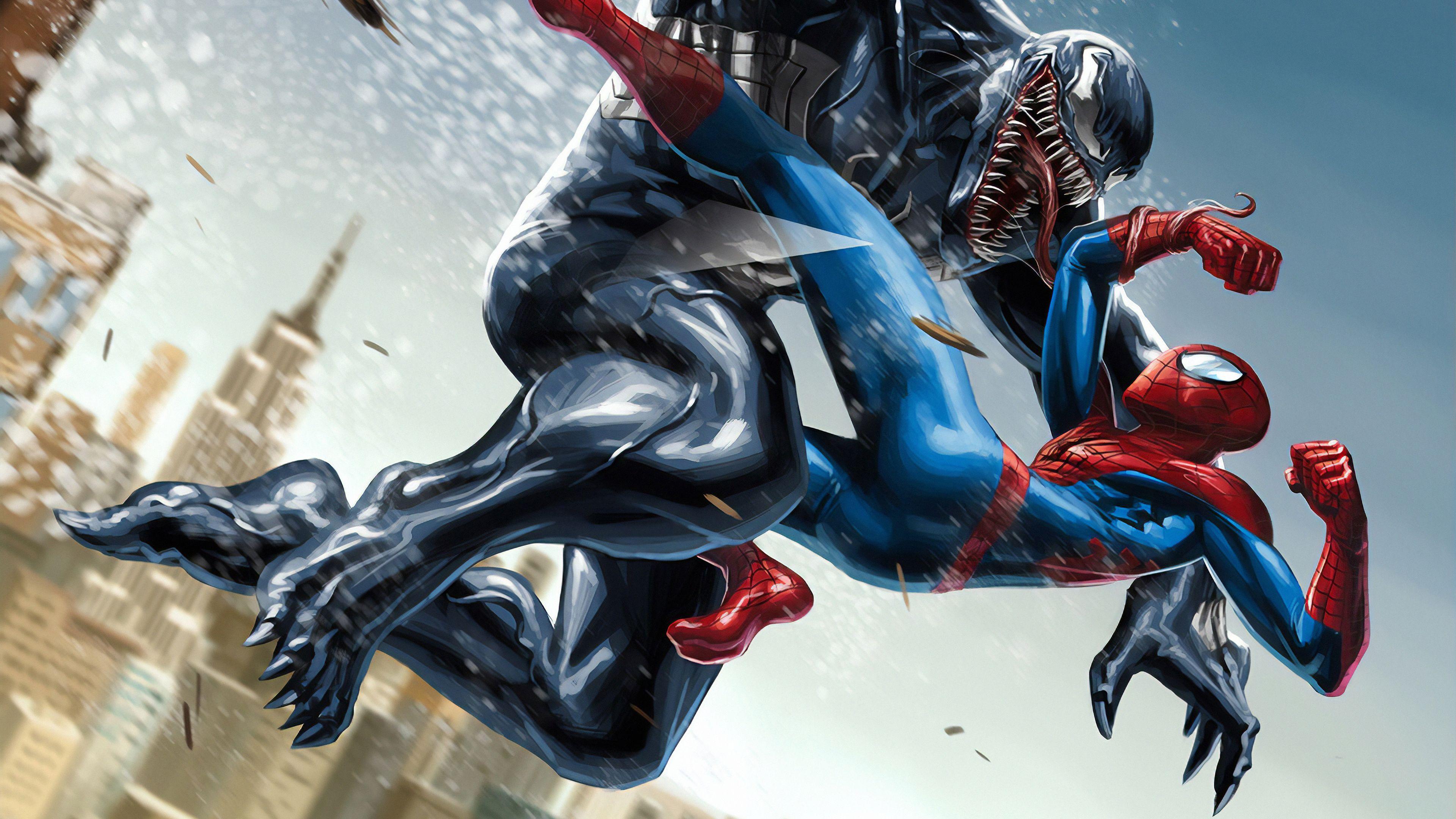 3840x2160 Wallpaper 4k Venom Spiderman Wallpaper