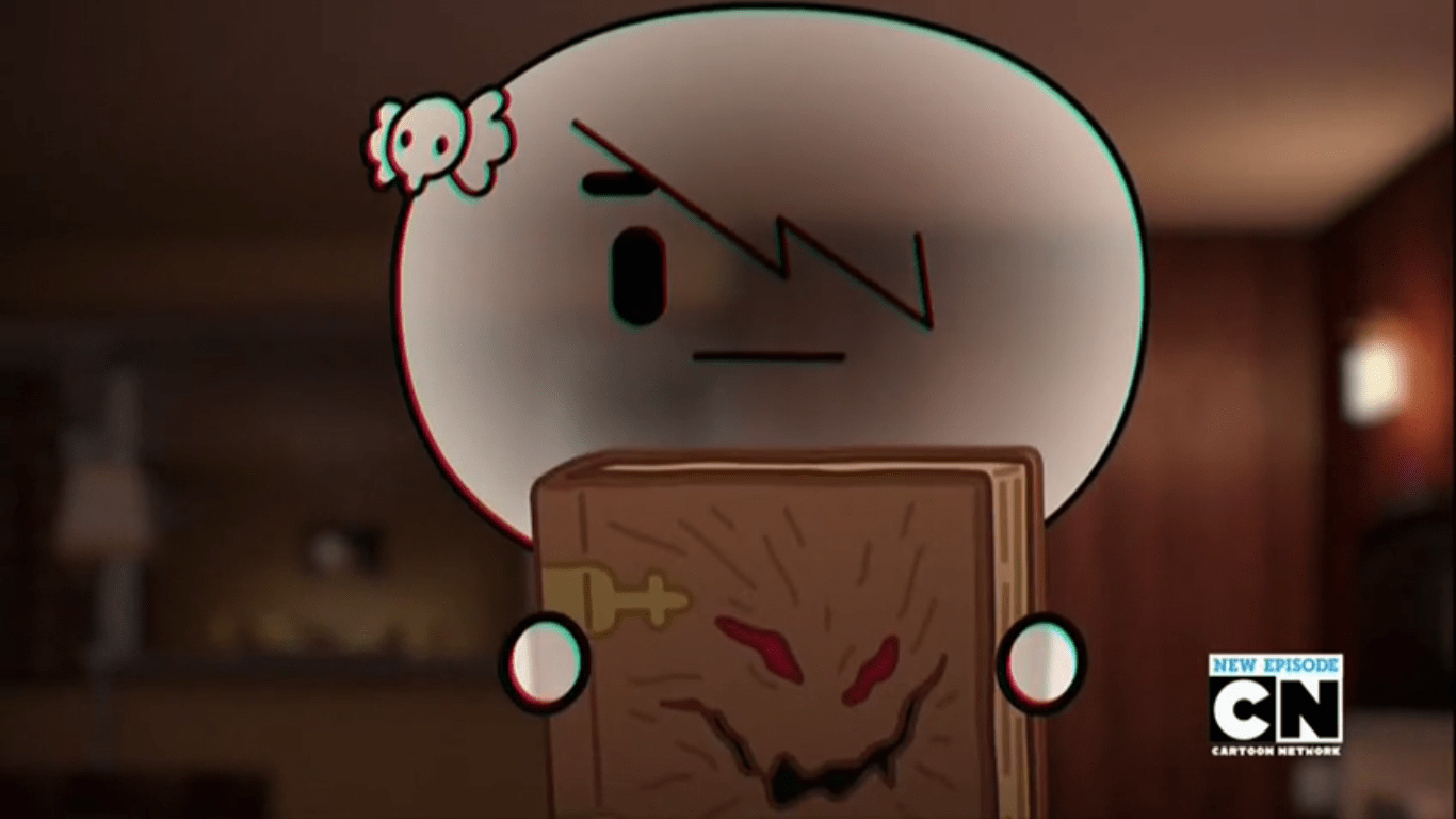1366x768 Forbidden Book. The Amazing World of Gumball