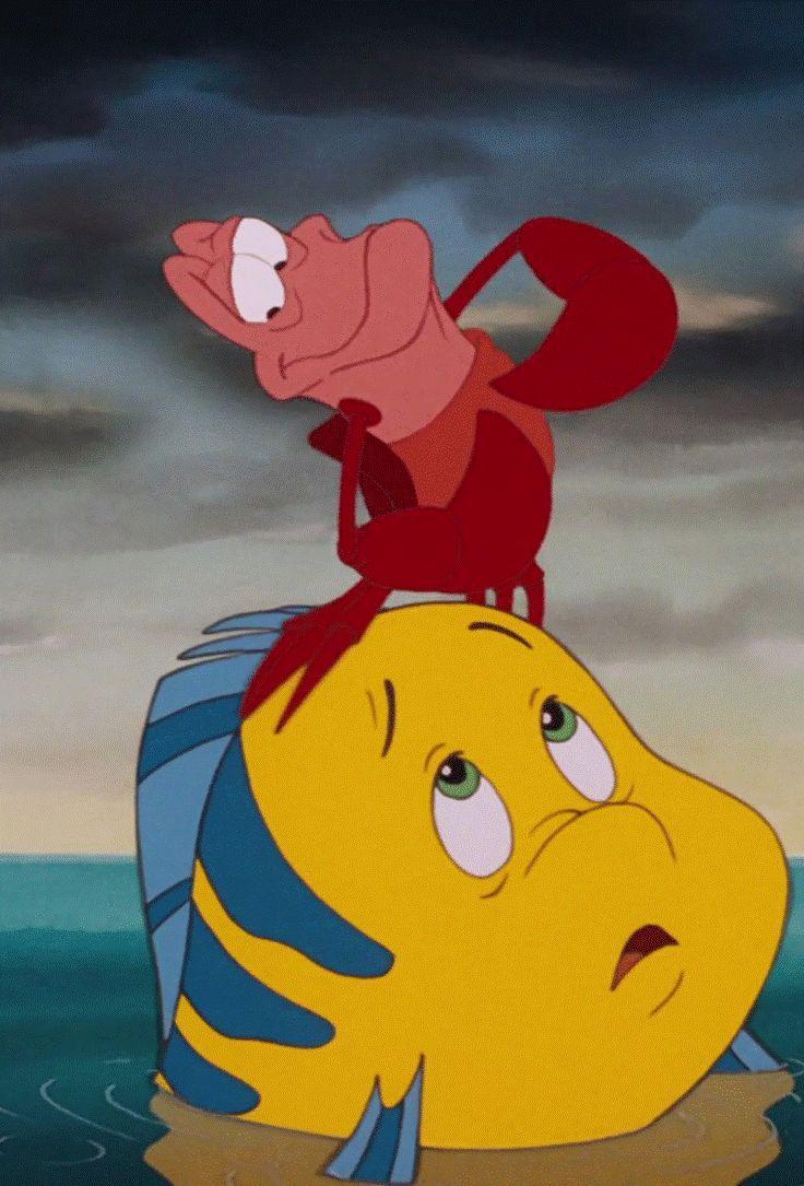 736x1085 Sebastian and Flounder. Disney sidekicks, The little mermaid, Little mermaid wallpaper