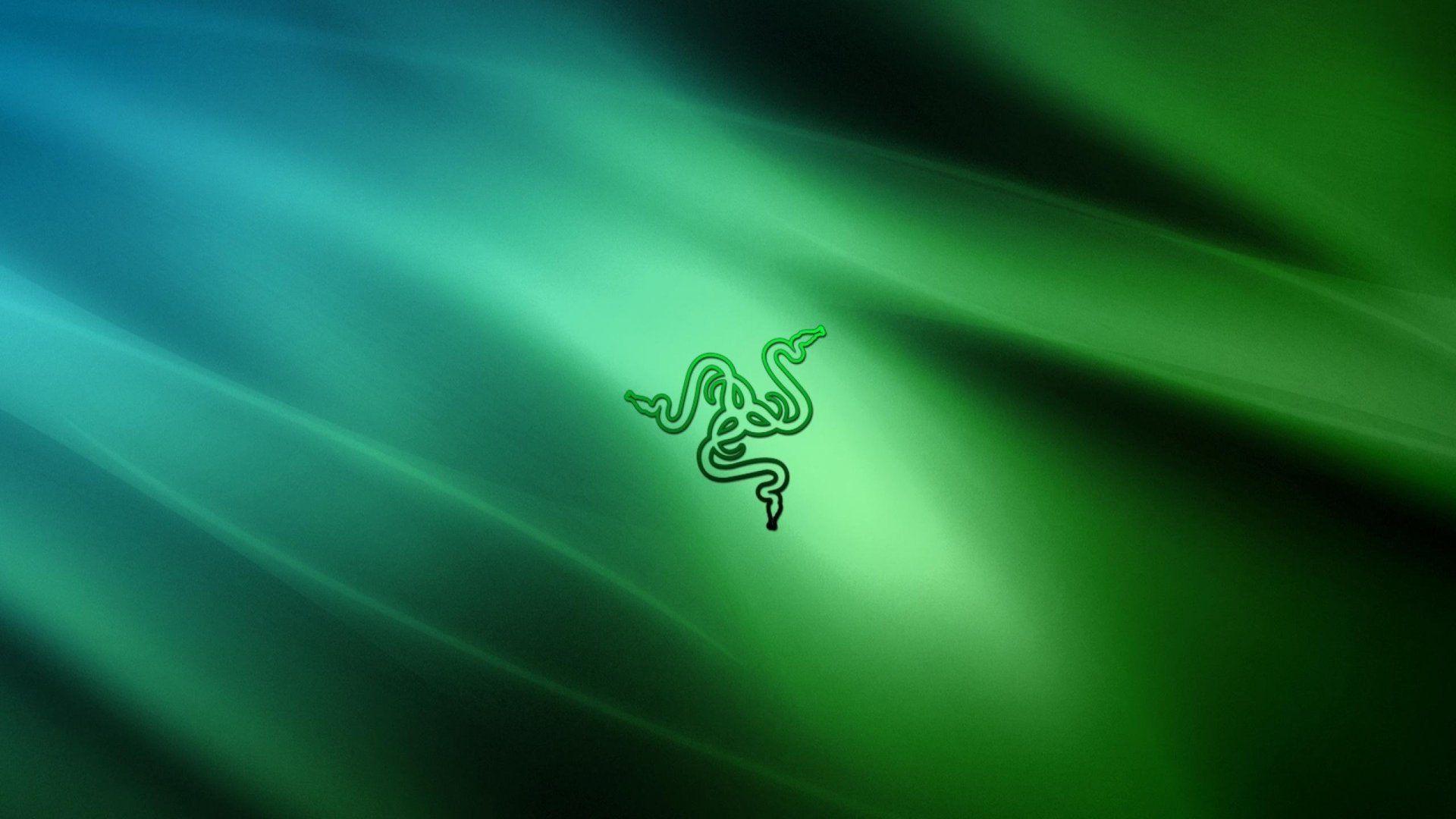 1920x1080 Blue And Green Razer HD Wallpaper