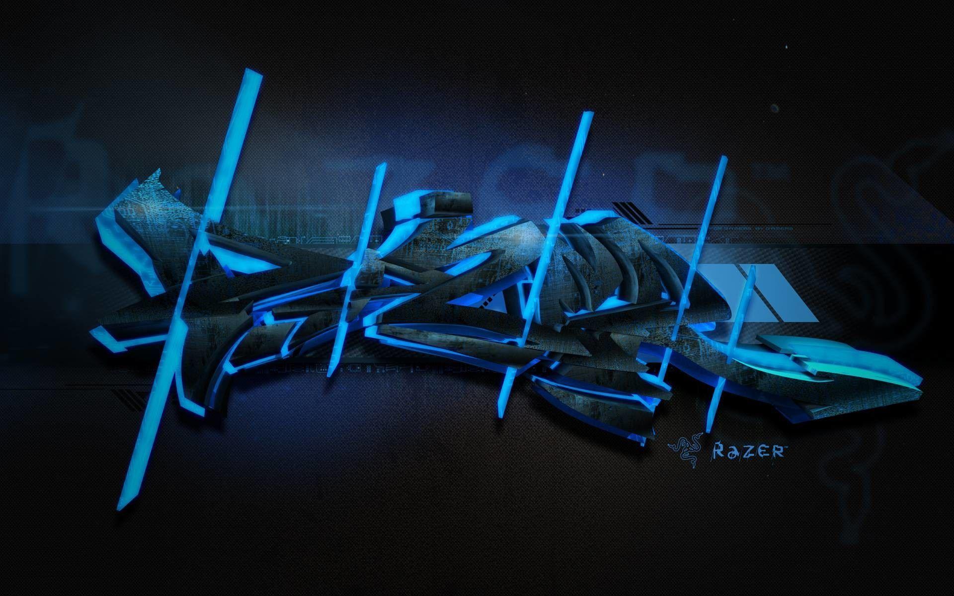 1920x1200 Green and Blue Gaming Wallpaper