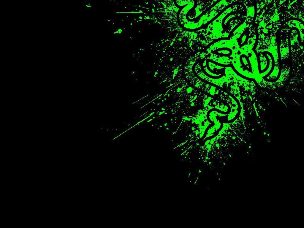 1024x768 Razer Logo Wallpaper. Neon wallpaper, Gaming wallpaper, Razer