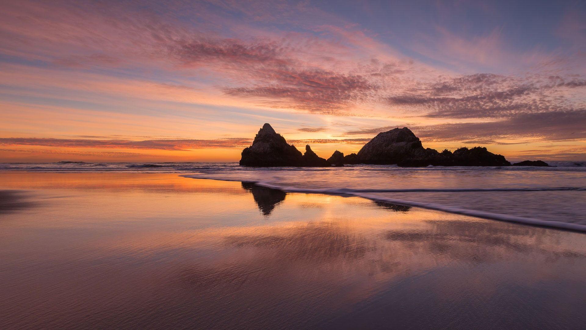 1920x1080 Sunrise Lands End San Francisco